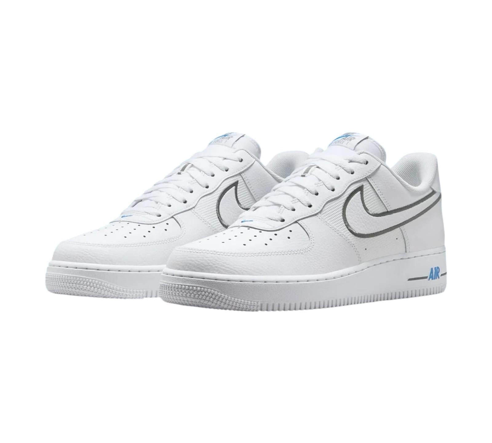 NIKE AIR FORCE 1 LOW COOL GREY PHOTO BLUE
