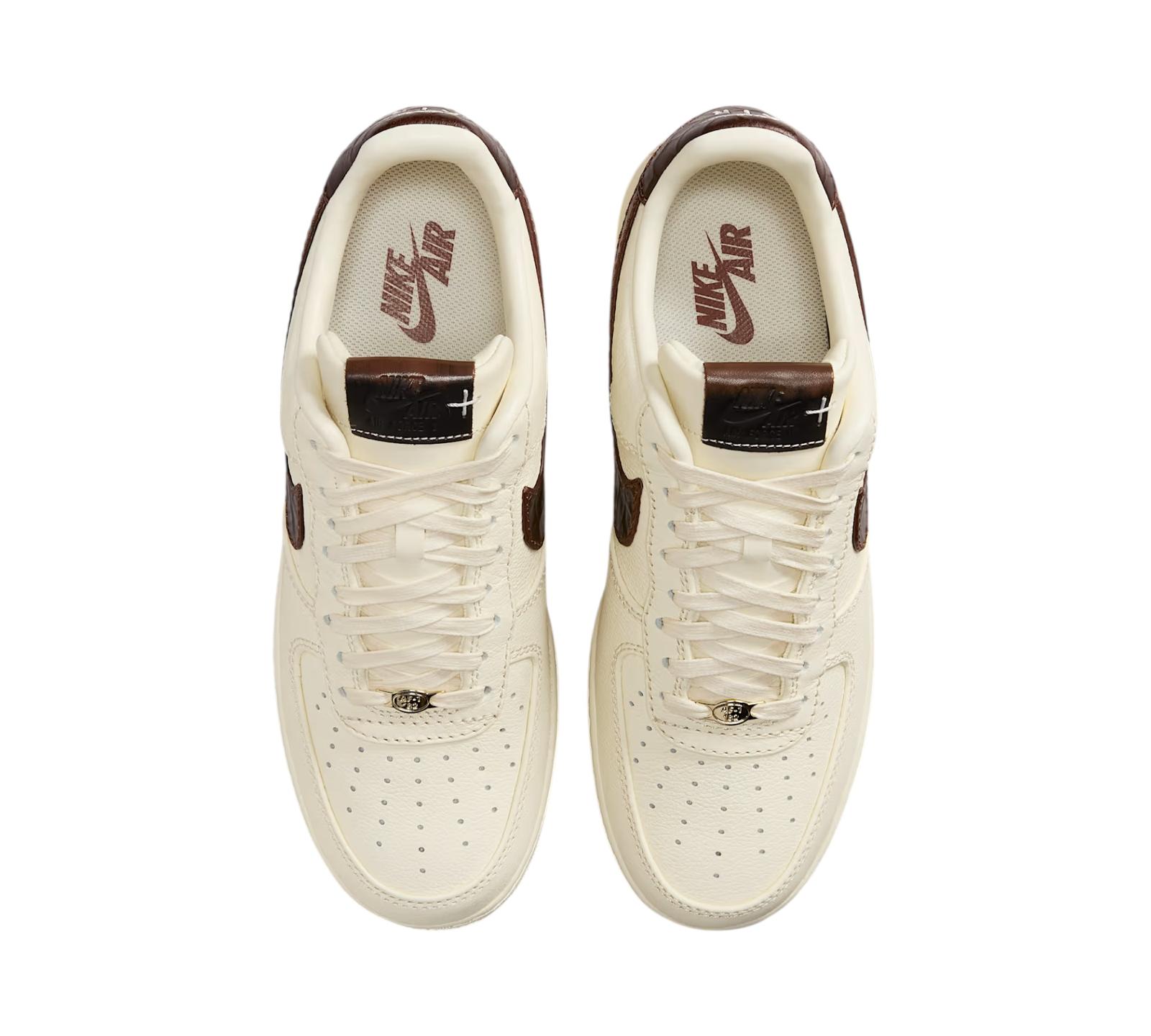 NIKE AIR FORCE 1 LOW '07 SOFT PEARL BROWN CROC