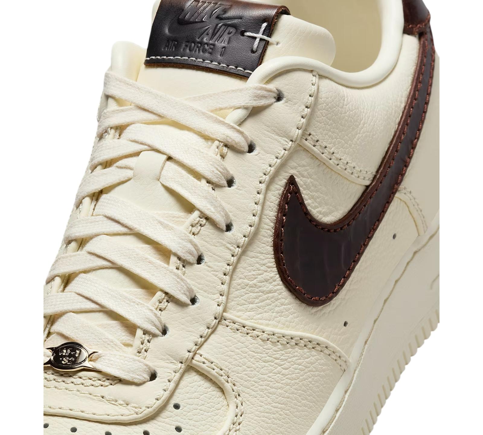 NIKE AIR FORCE 1 LOW '07 SOFT PEARL BROWN CROC