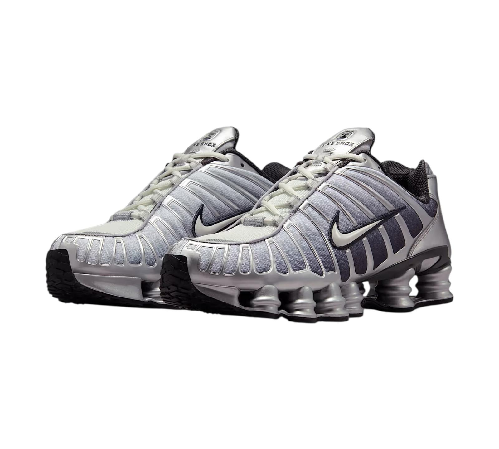 NIKE SHOX TL METALLIC SILVER