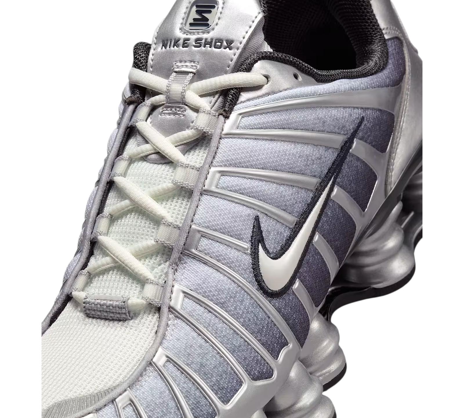 NIKE SHOX TL METALLIC SILVER