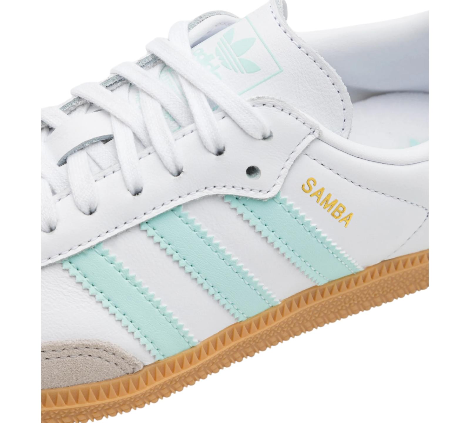 ADIDAS SAMBA OG WHITE SEMI FLASH AQUA