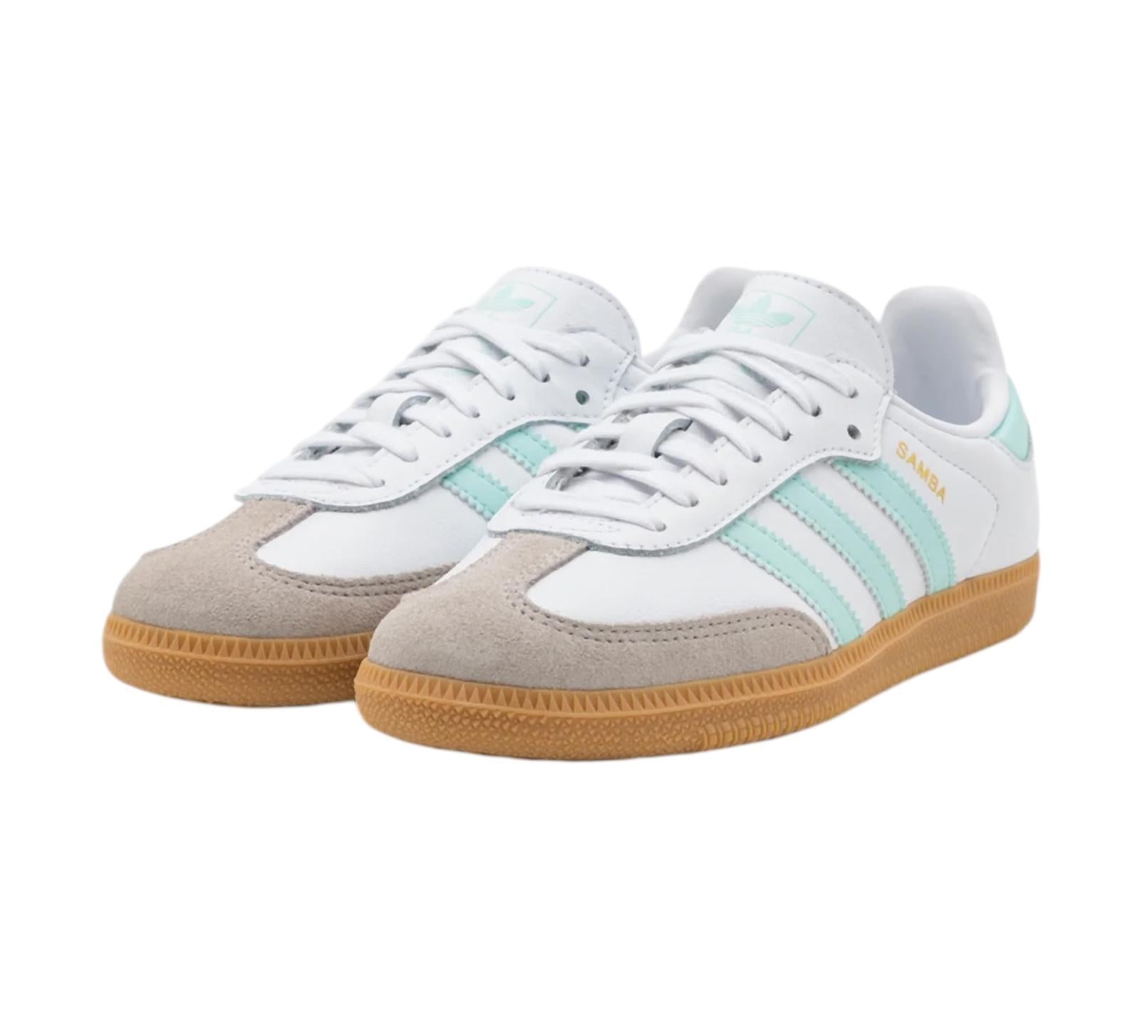 ADIDAS SAMBA OG WHITE SEMI FLASH AQUA