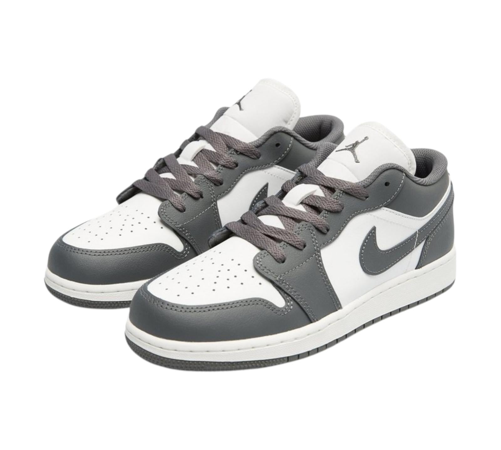 JORDAN 1 LOW GREY WHITE