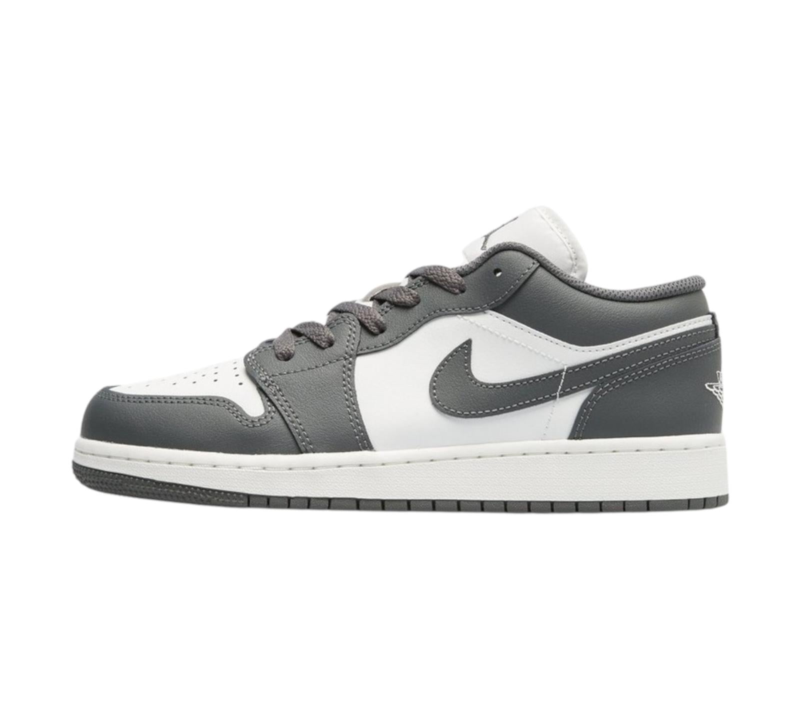 JORDAN 1 LOW GREY WHITE