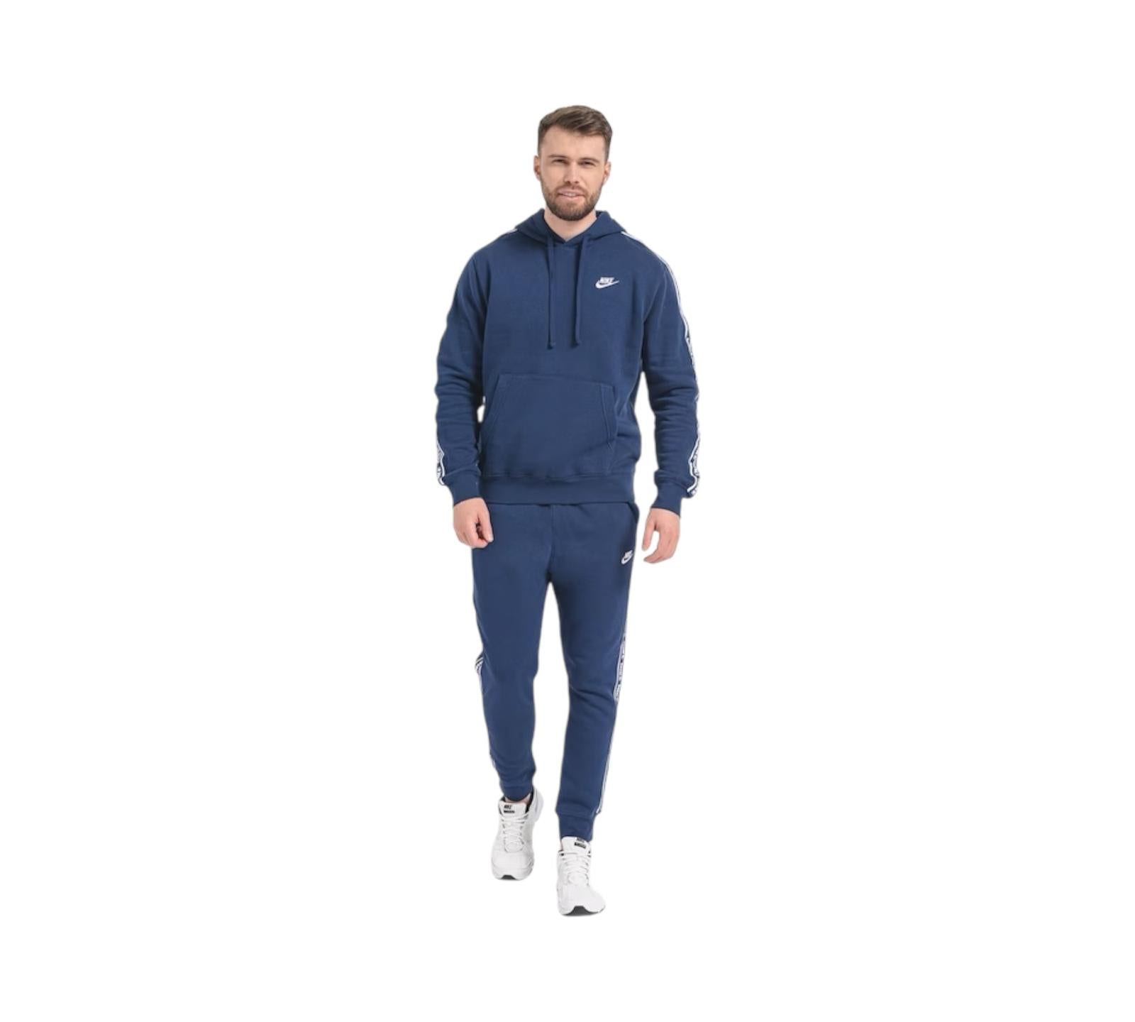 NIKE CLUB FLEECE GRAPHIC MELEGÍTŐSZETT KÉK