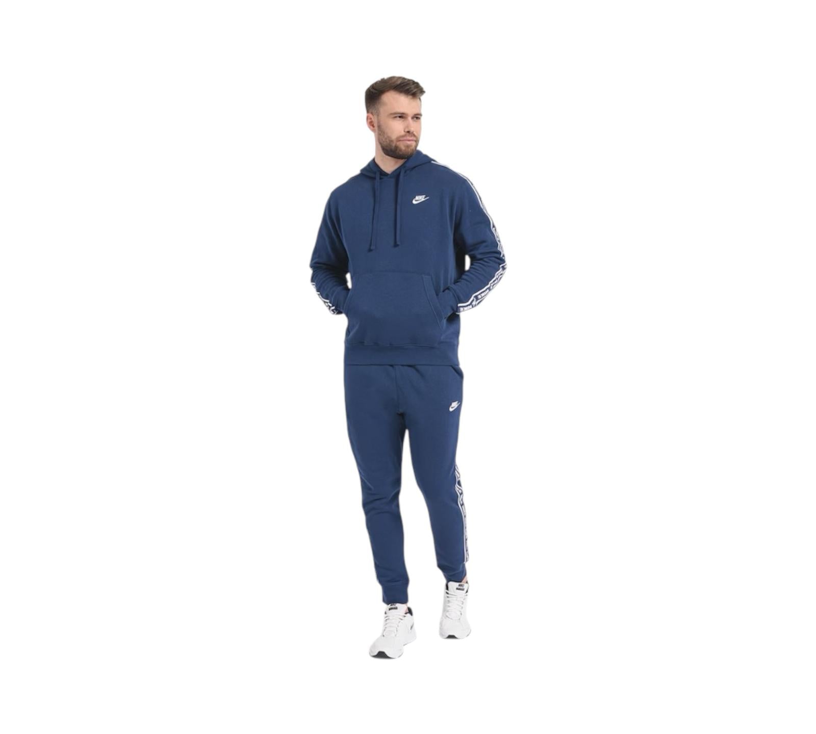 NIKE CLUB FLEECE GRAPHIC MELEGÍTŐSZETT KÉK