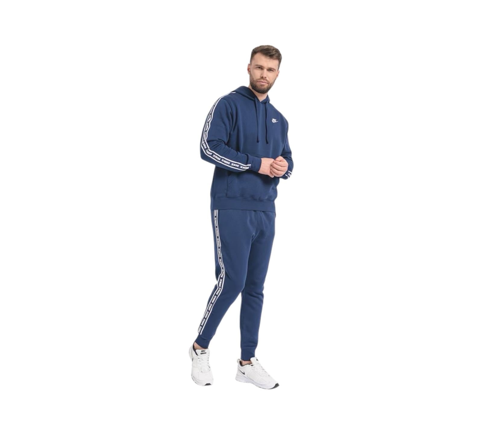 NIKE CLUB FLEECE GRAPHIC MELEGÍTŐSZETT KÉK