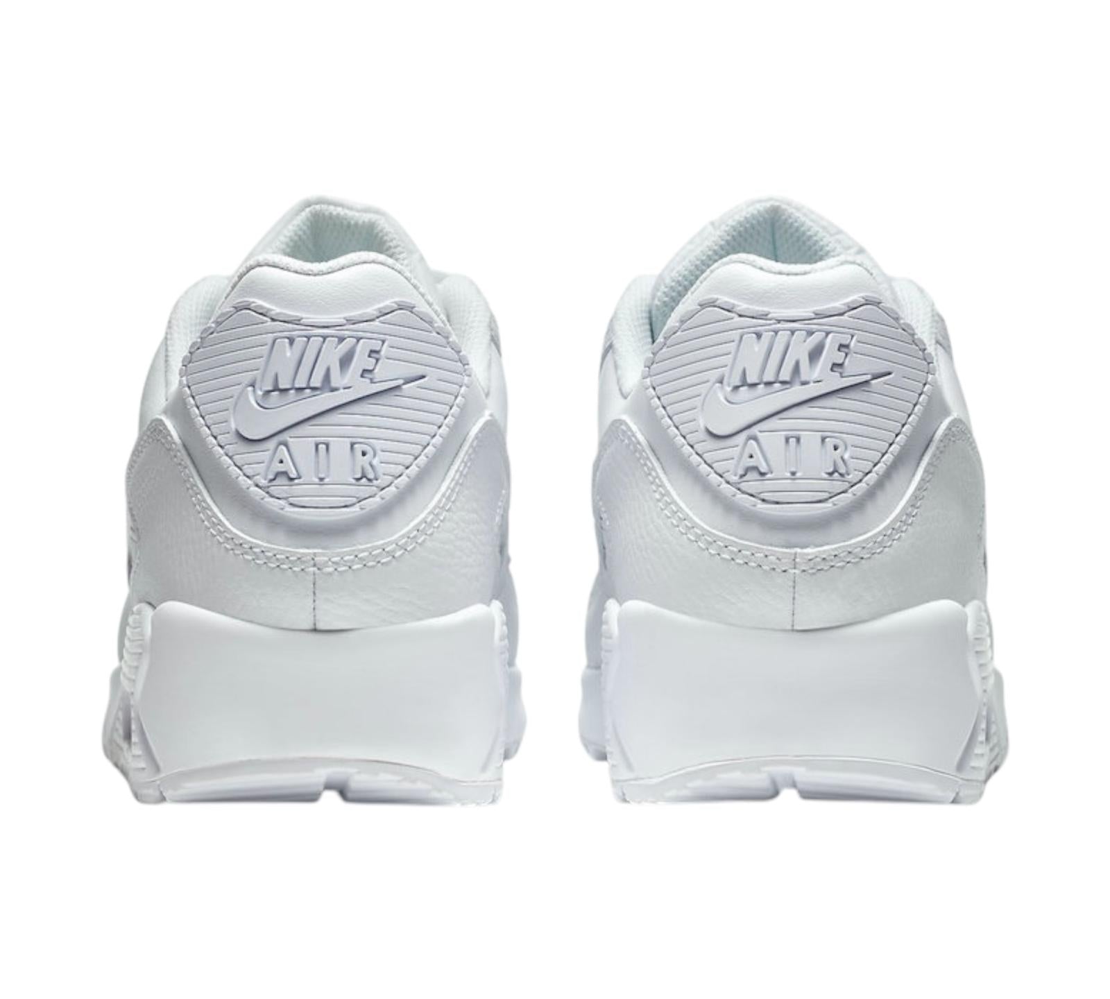 NIKE AIR MAX 90 LEATHER TRIPLE WHITE