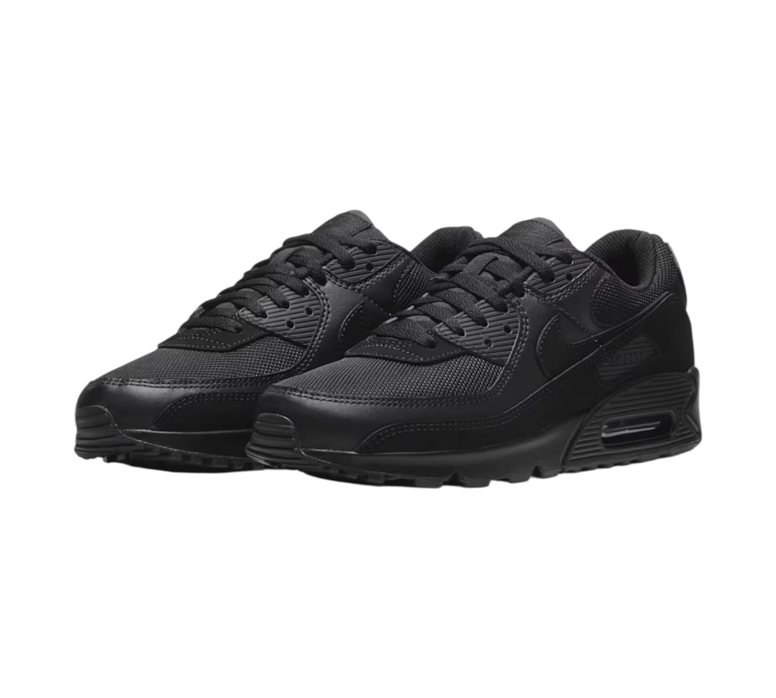 NIKE AIR MAX 90 RECRAFT TRIPLE BLACK