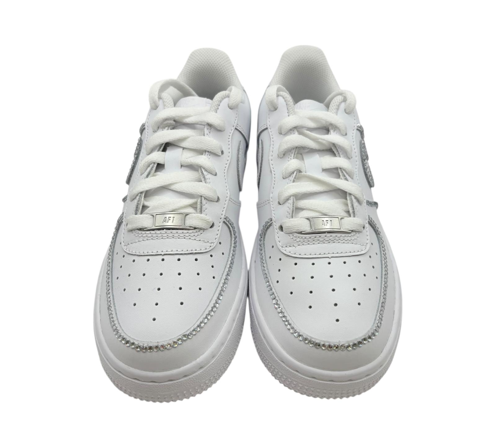 NIKE AIR FORCE 1 LOW 07 WHITE CSILLÁM KONTÚROK CUSTOM