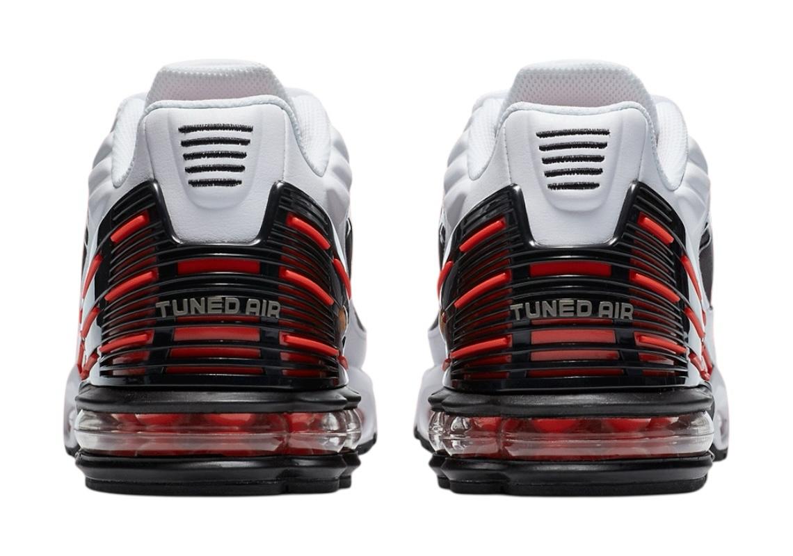 NIKE AIR MAX PLUS 3 WHITE BLACK TEAM ORANGE