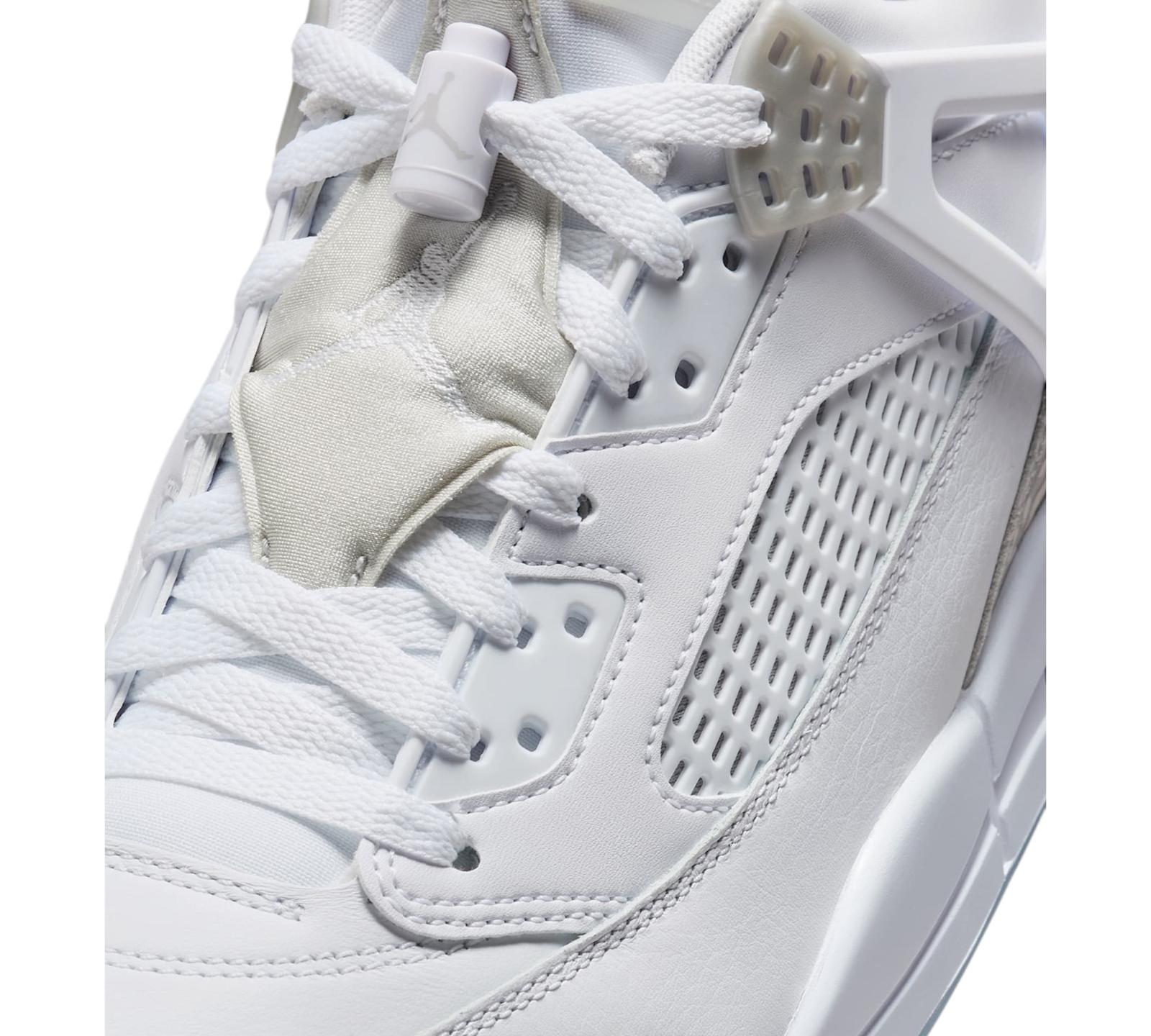 JORDAN SPIZIKE LOW WHITE METALLIC SILVER BARELY BLUE NEUTRAL GREY