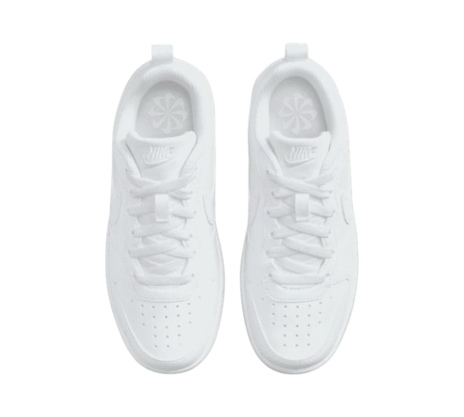 M NIKE COURT BOROUGH LOW RECRAFT TRIPLE WHITE