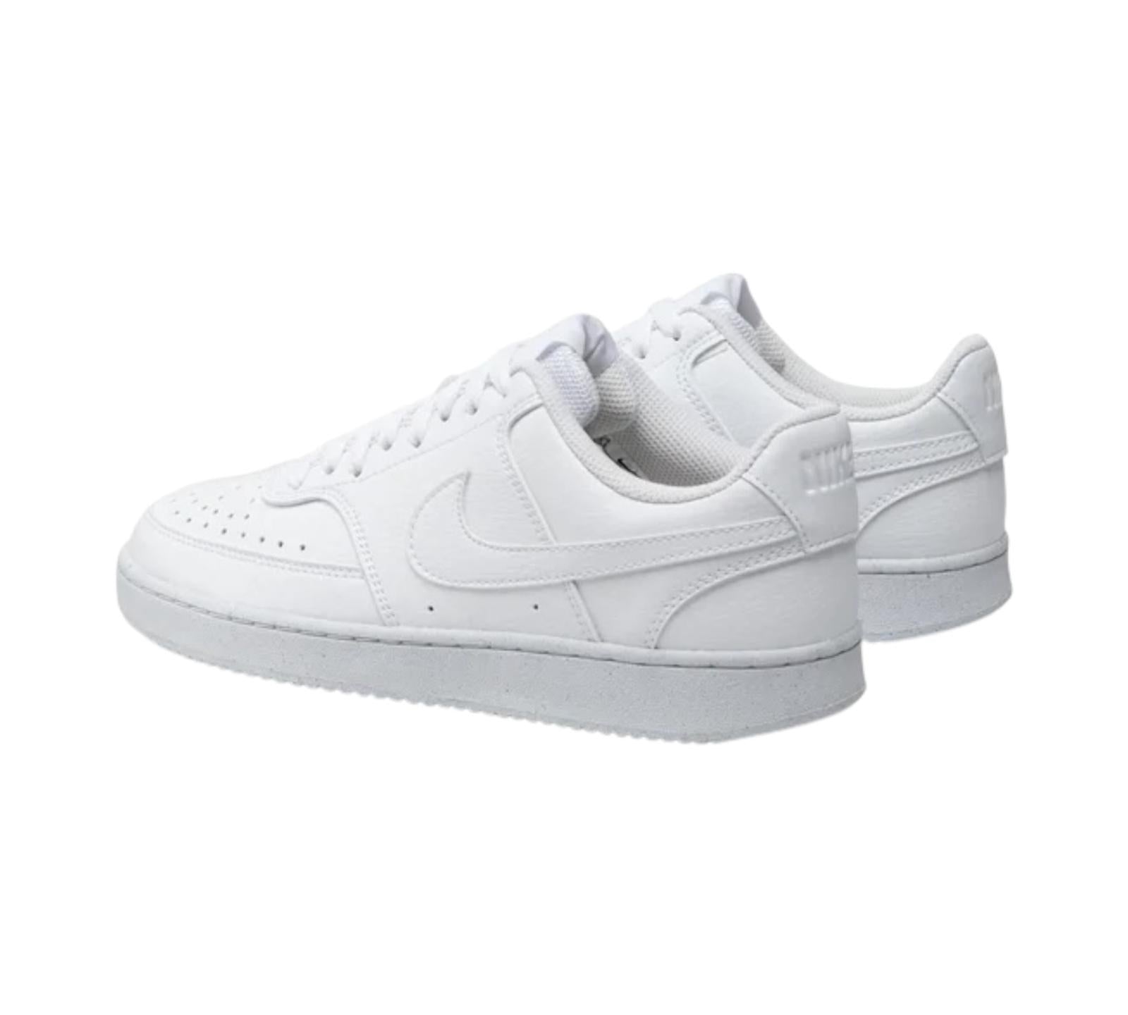 M NIKE COURT VISION LOW NEXT NATURE TRIPLE WHITE