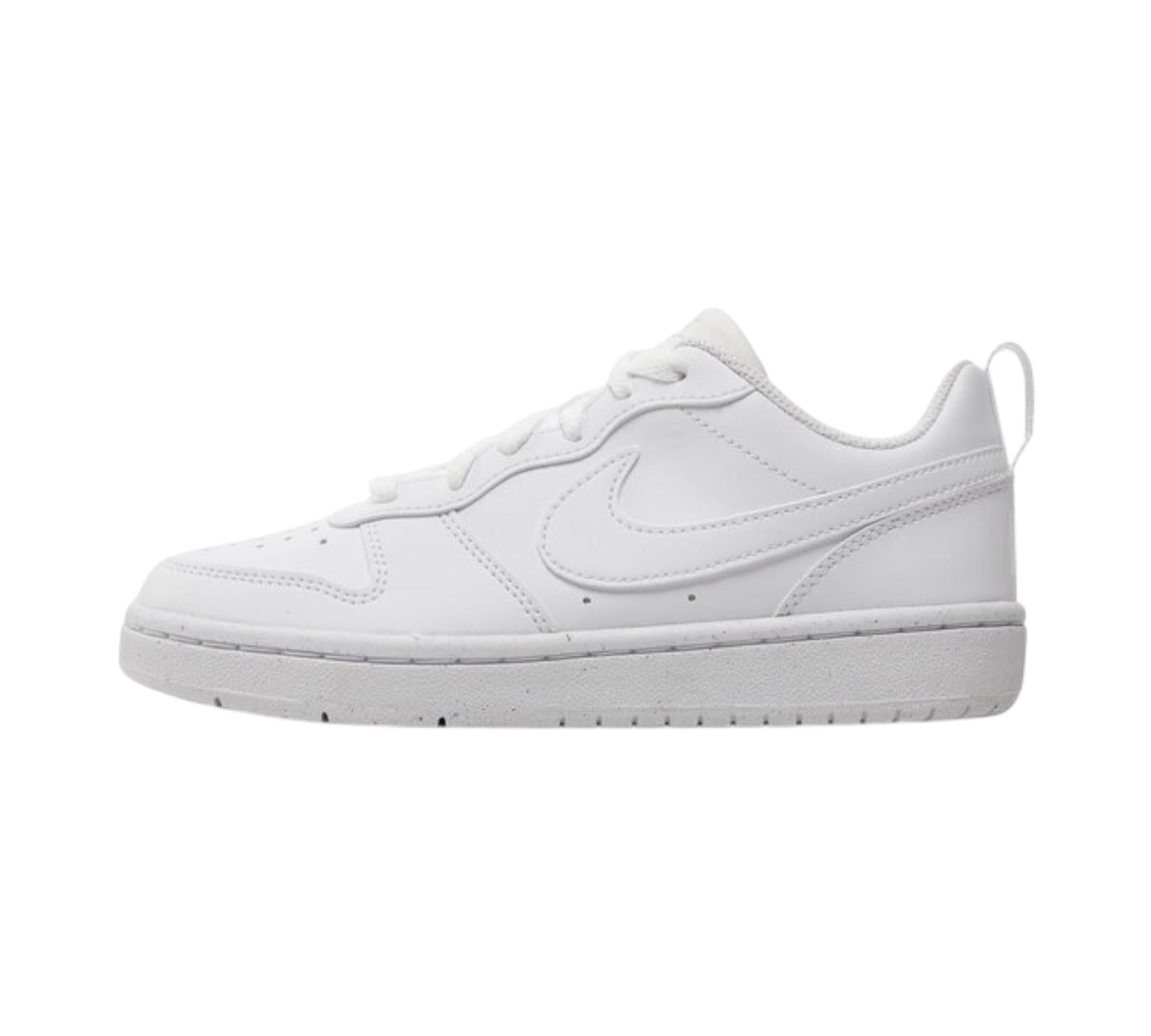 M NIKE COURT BOROUGH LOW RECRAFT TRIPLE WHITE