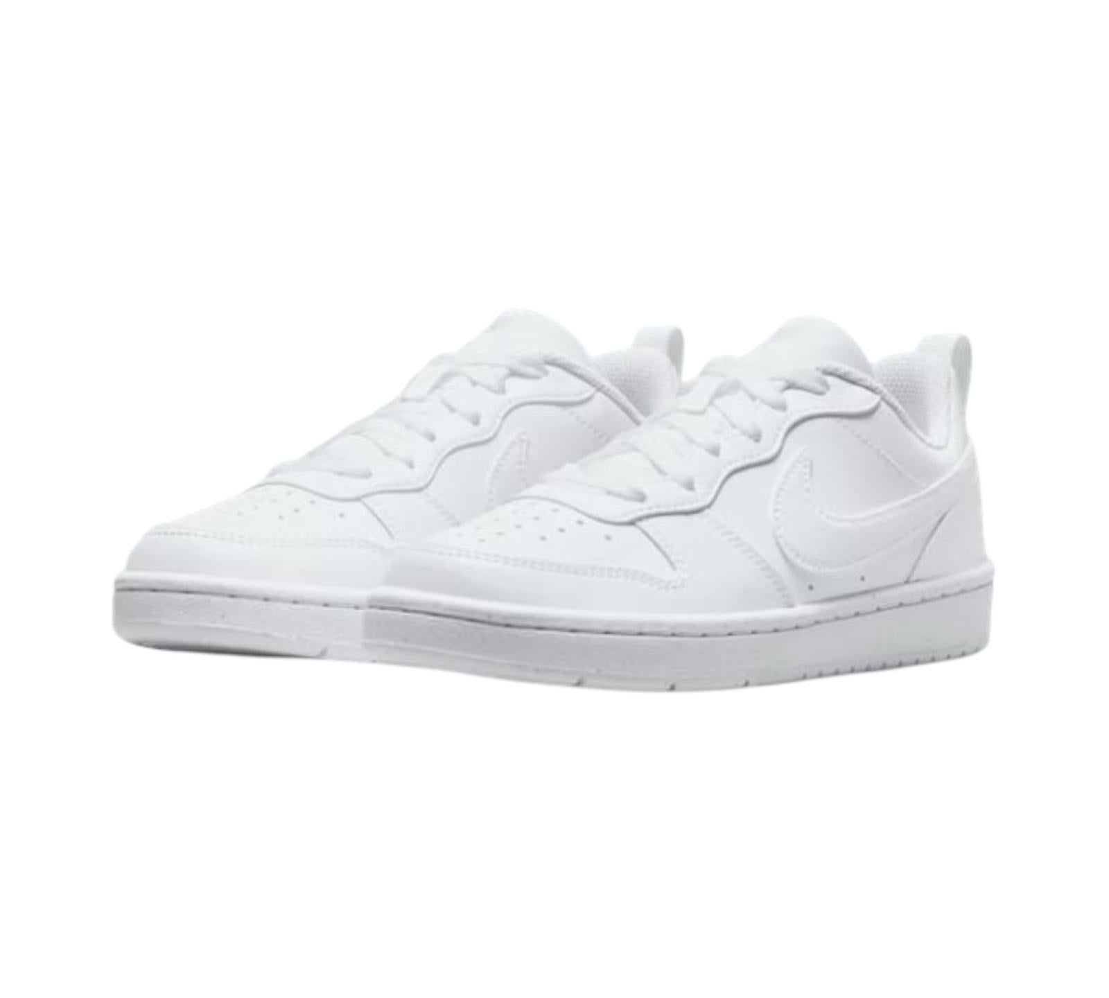 M NIKE COURT BOROUGH LOW RECRAFT TRIPLE WHITE