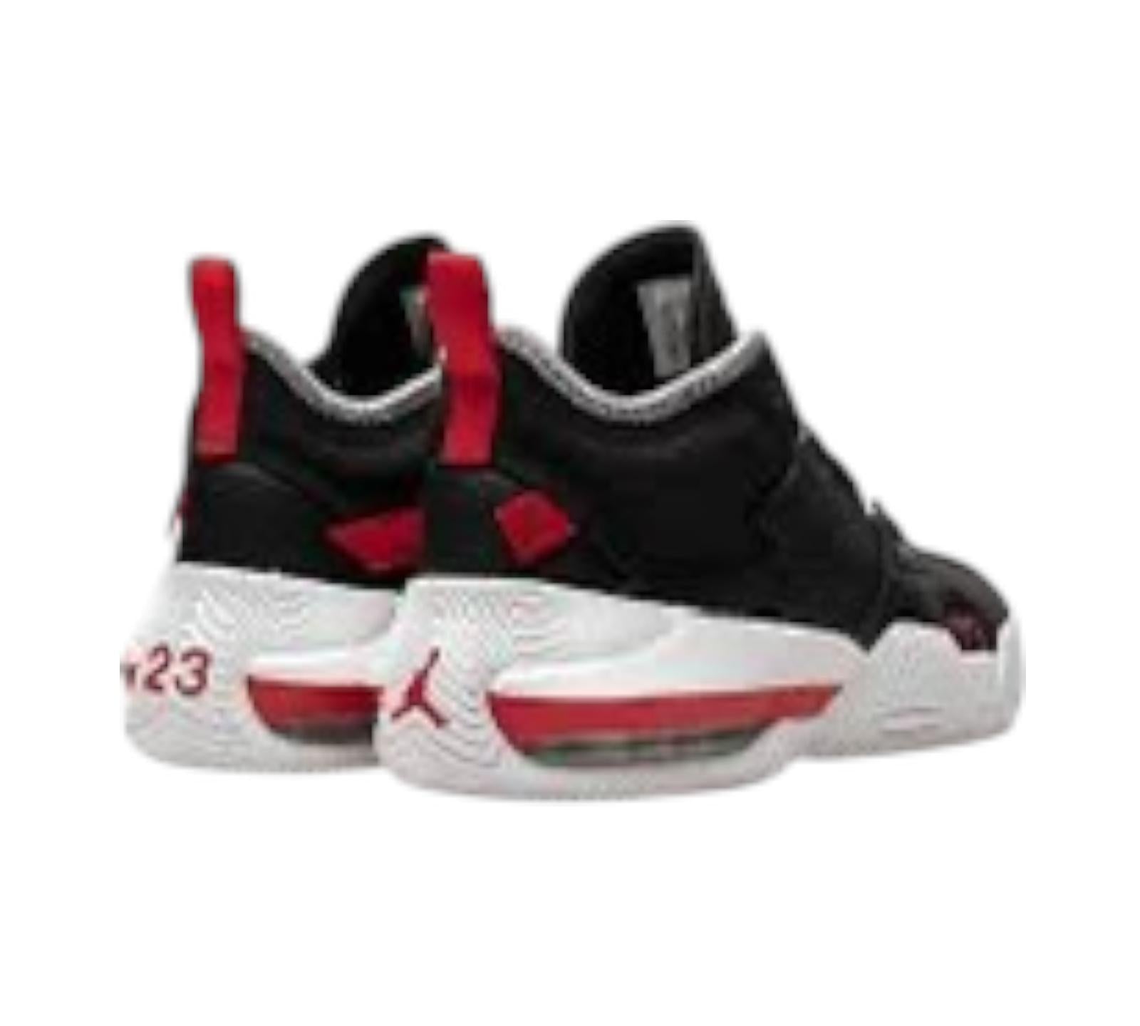 M JORDAN STAY LOYAL 2 BLACK UNIVERSITY RED WOLF GREY WHITE