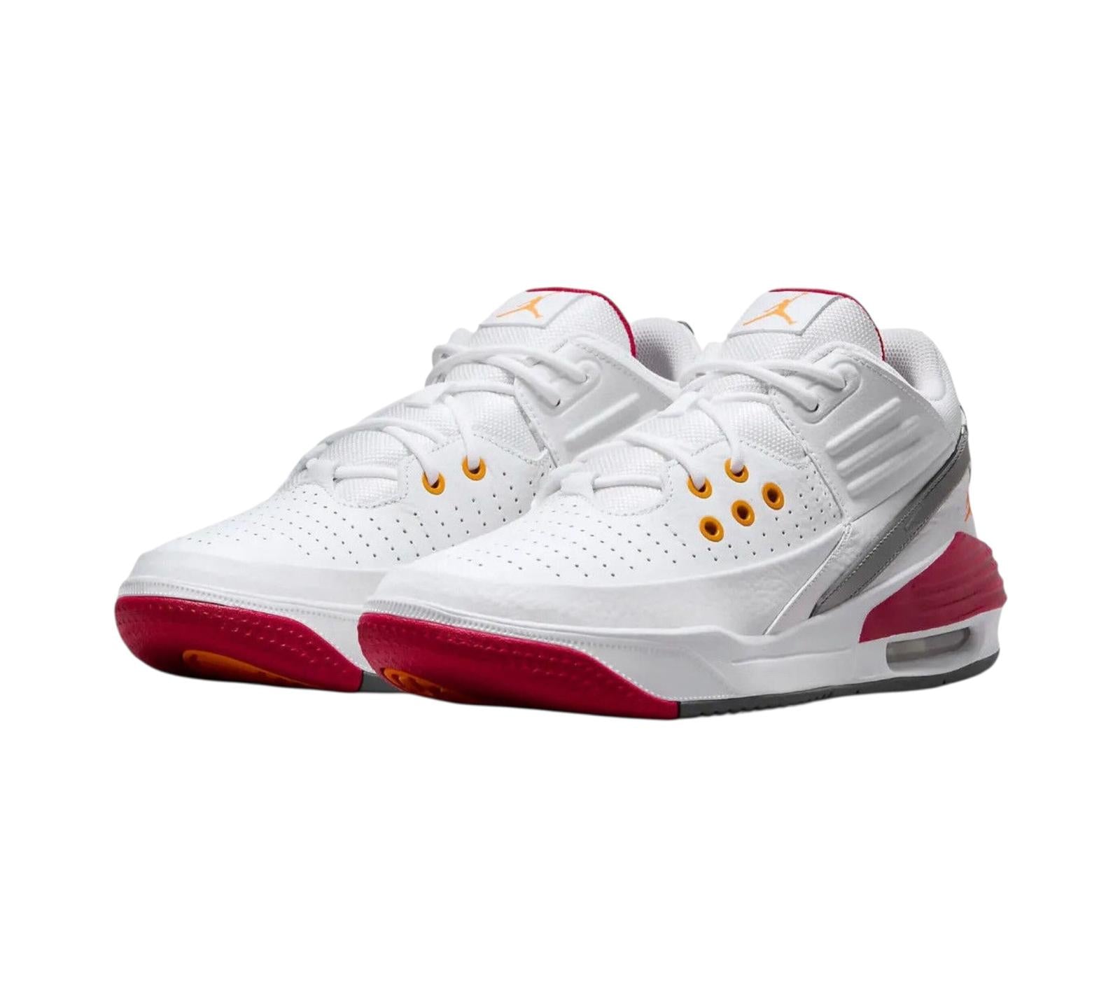 M JORDAN MAX AURA 5 WHITE CARDINAL RED