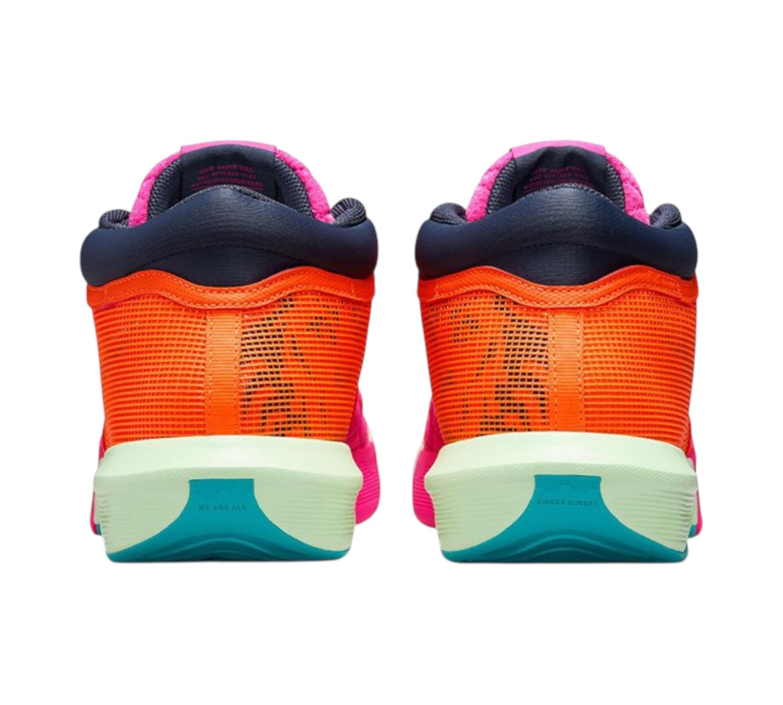 M NIKE LEBRON WITNESS 8 TOTAL ORANGE LASER FUCHSIA