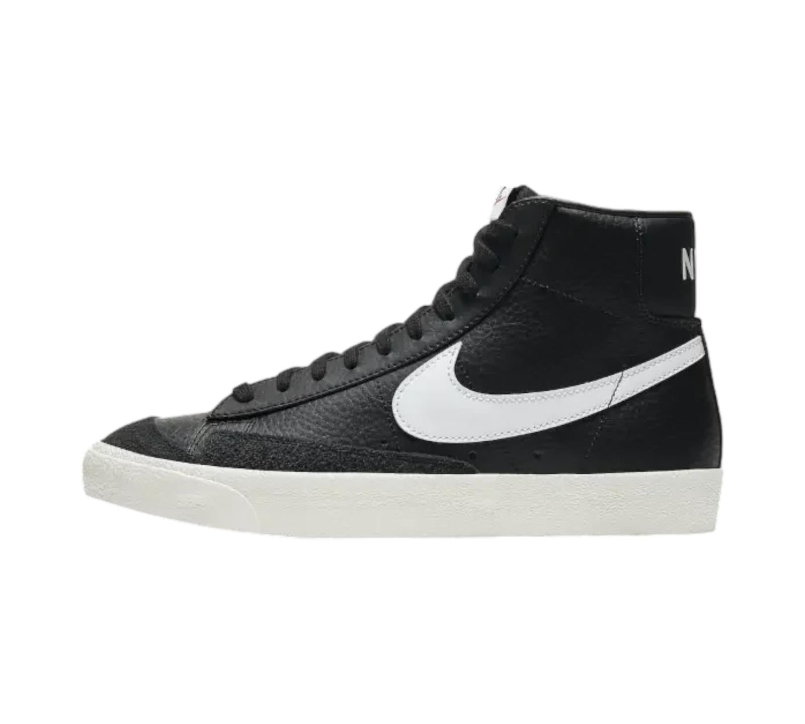 M NIKE BLAZER MID 77 BLACK WHITE