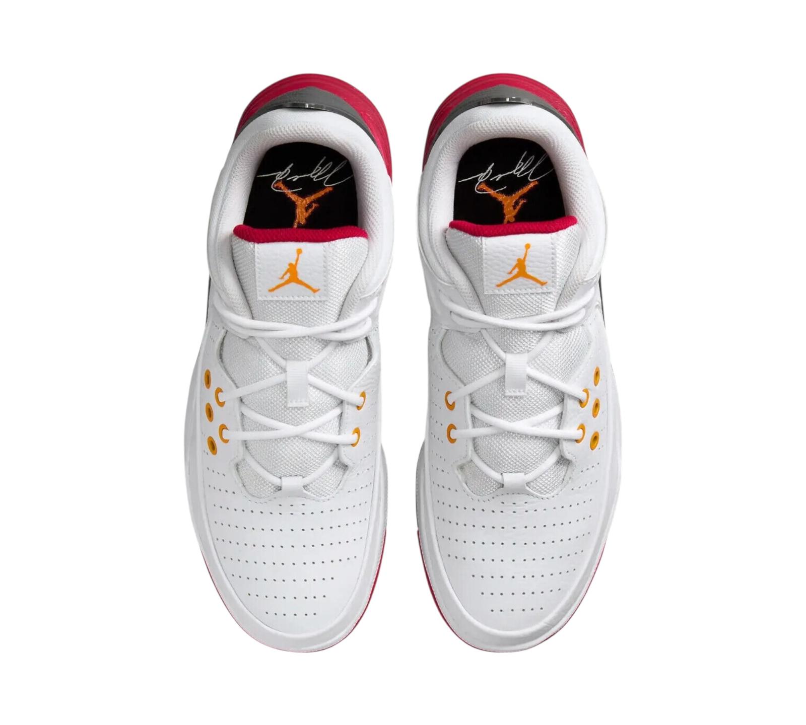 M JORDAN MAX AURA 5 WHITE CARDINAL RED