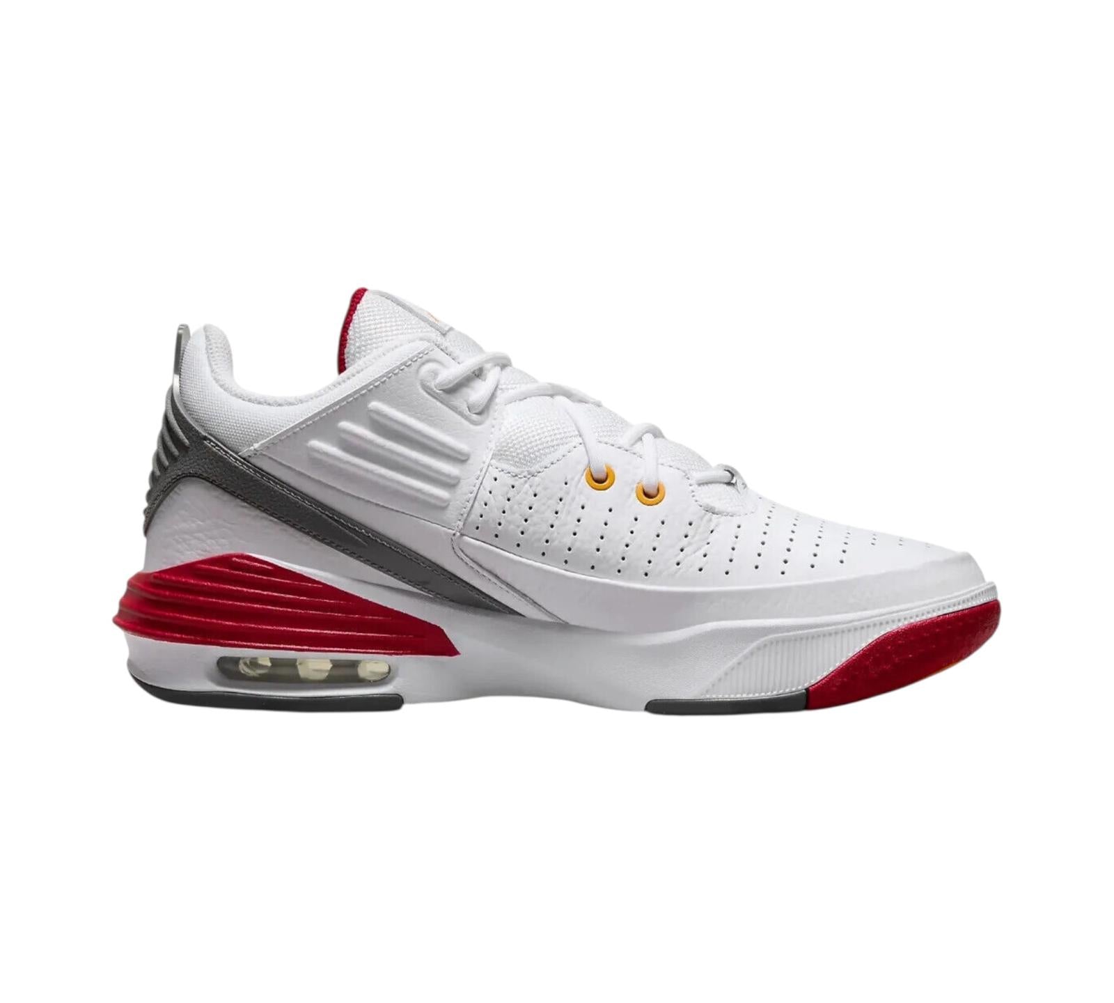 M JORDAN MAX AURA 5 WHITE CARDINAL RED