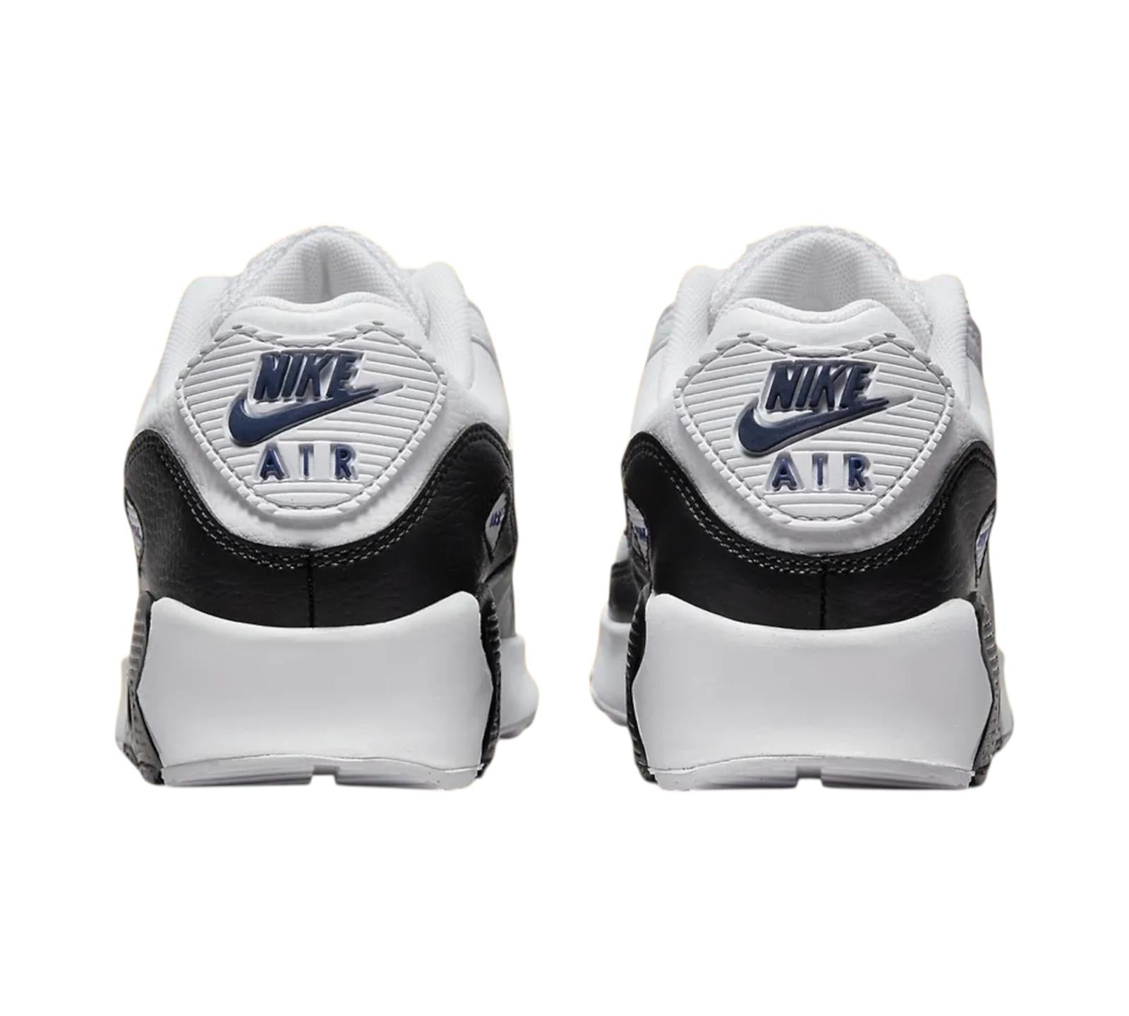 M NIKE AIR MAX 90 DOUBLE SWOOSH WHITE BLACK GOLD ROYAL