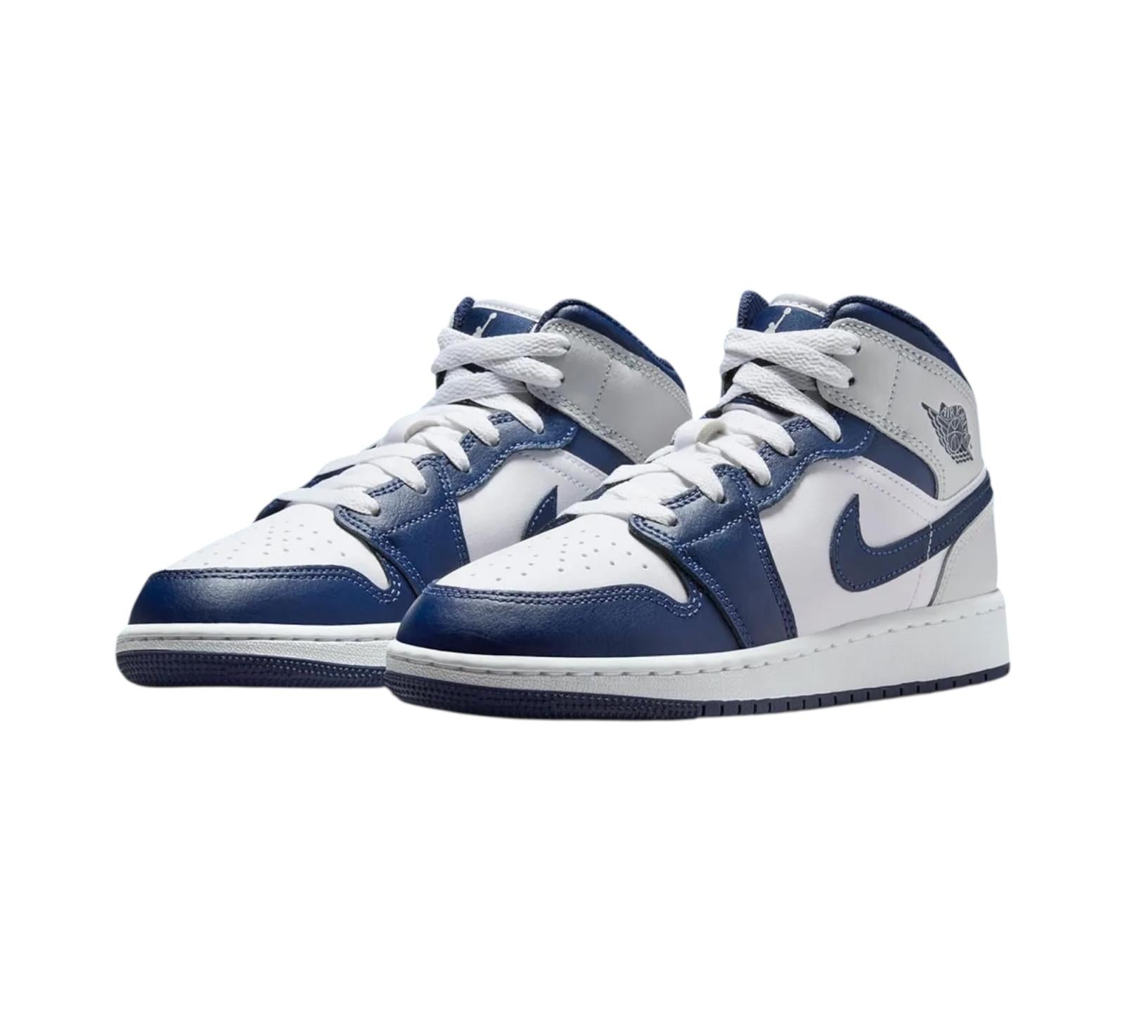 AIR JORDAN 1 MID SMOKE GREY OBSIDIAN