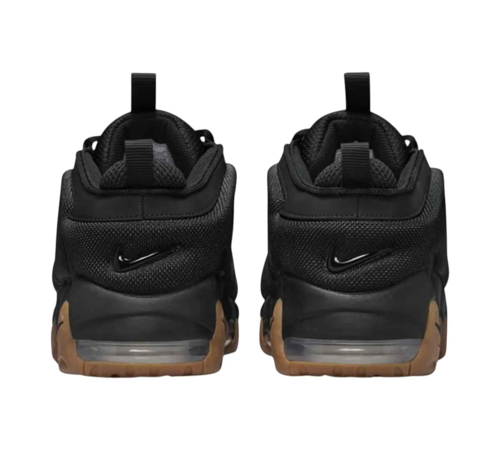 NIKE AIR MORE UPTEMPO LOW BLACK GUM