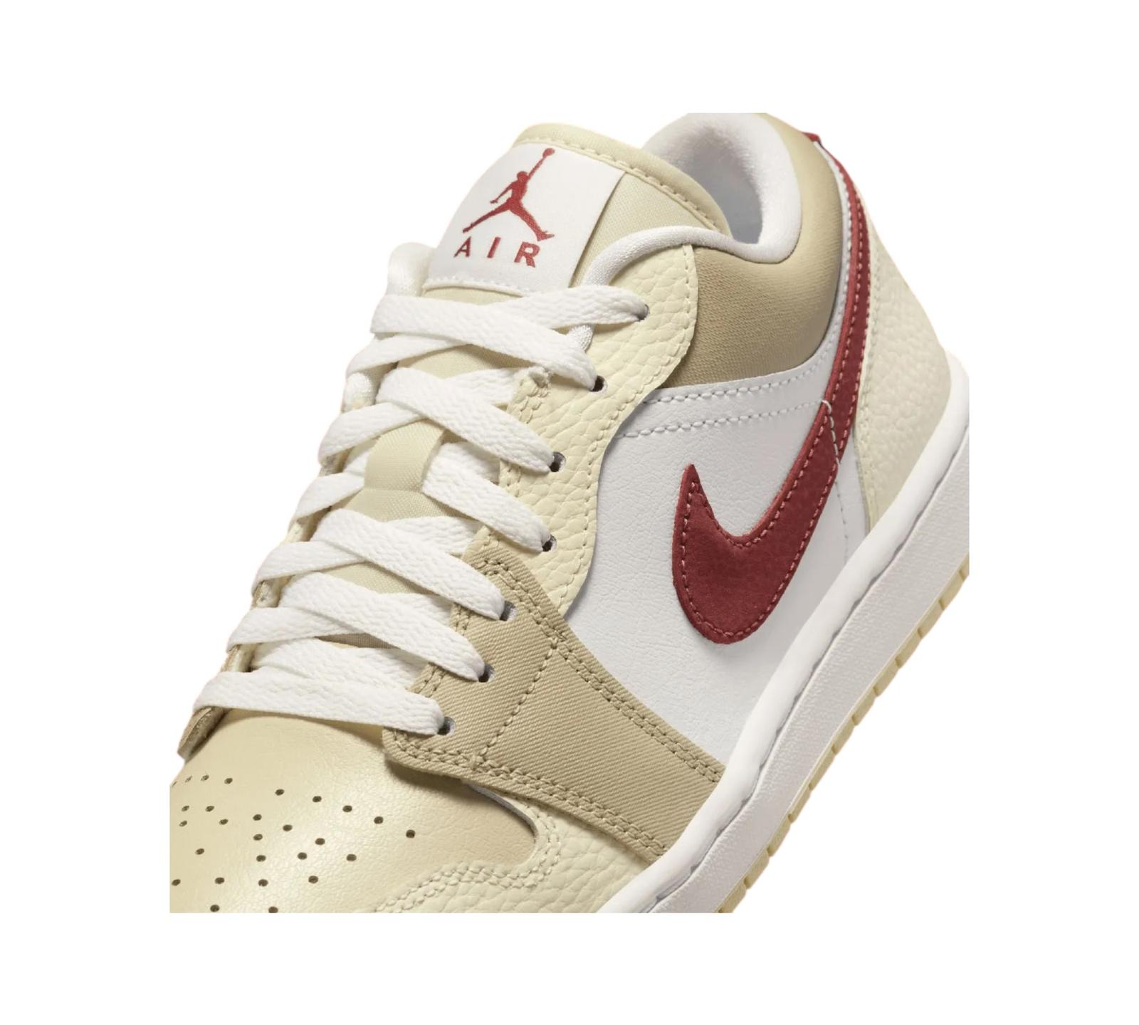 JORDAN 1 LOW SE DESERT KHAKI RED SEPIA