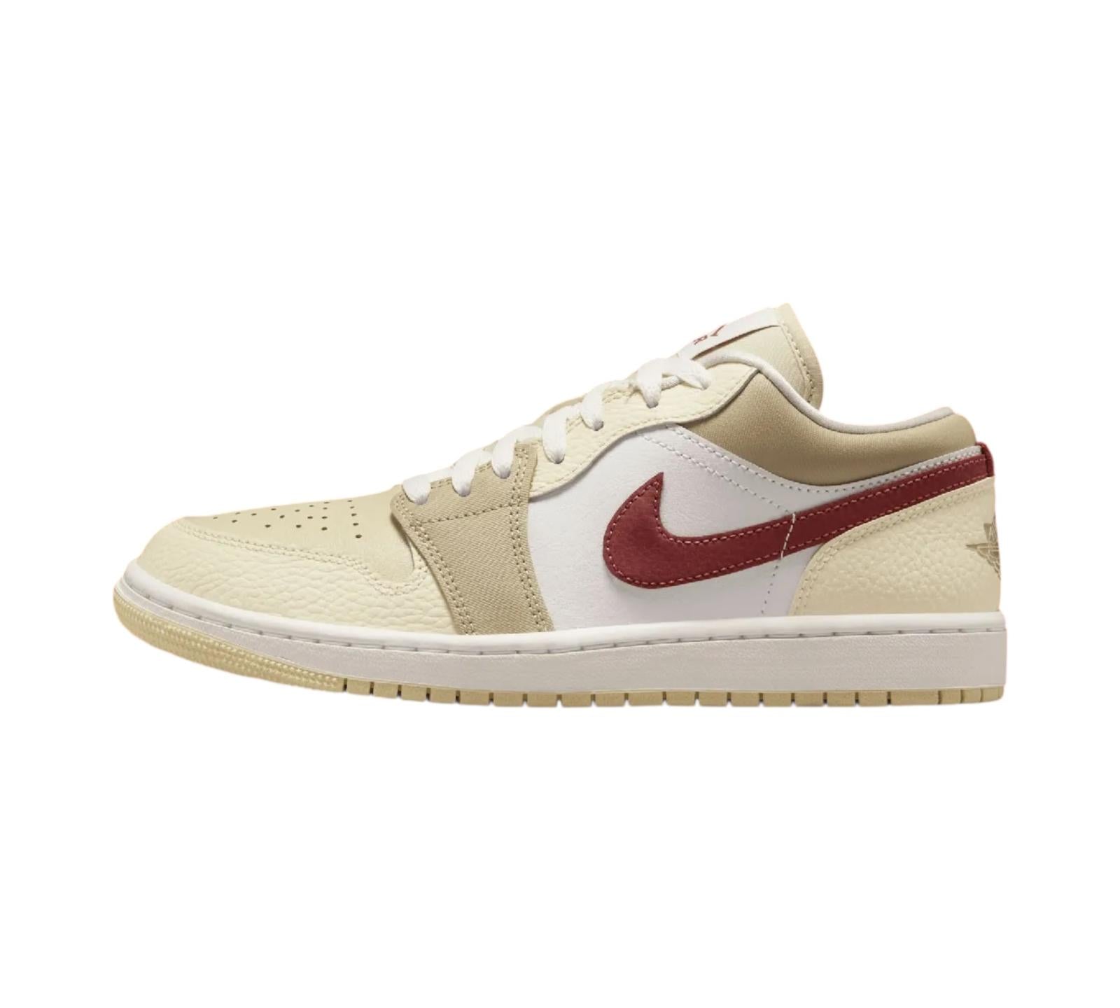 JORDAN 1 LOW SE DESERT KHAKI RED SEPIA