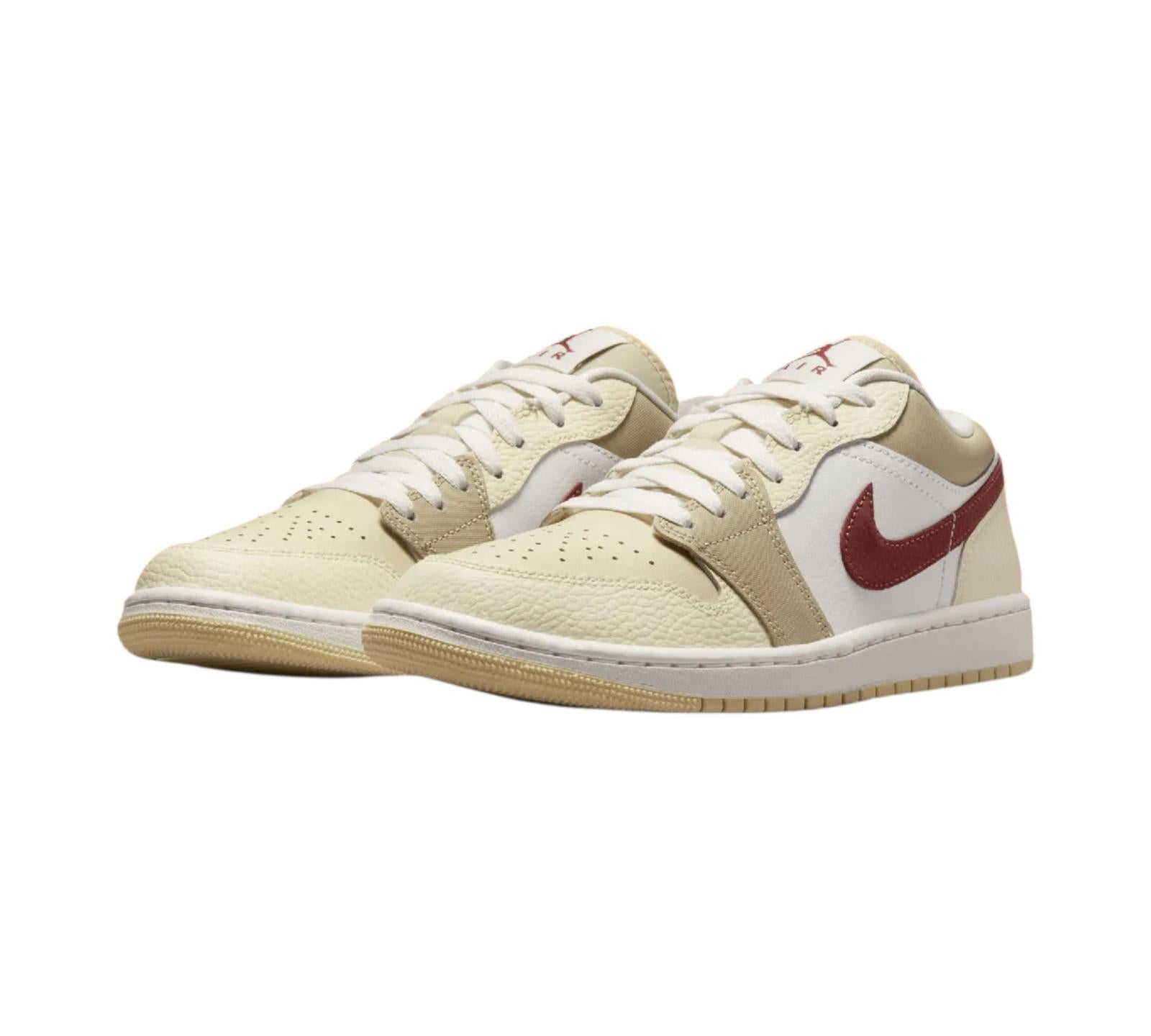 JORDAN 1 LOW SE DESERT KHAKI RED SEPIA