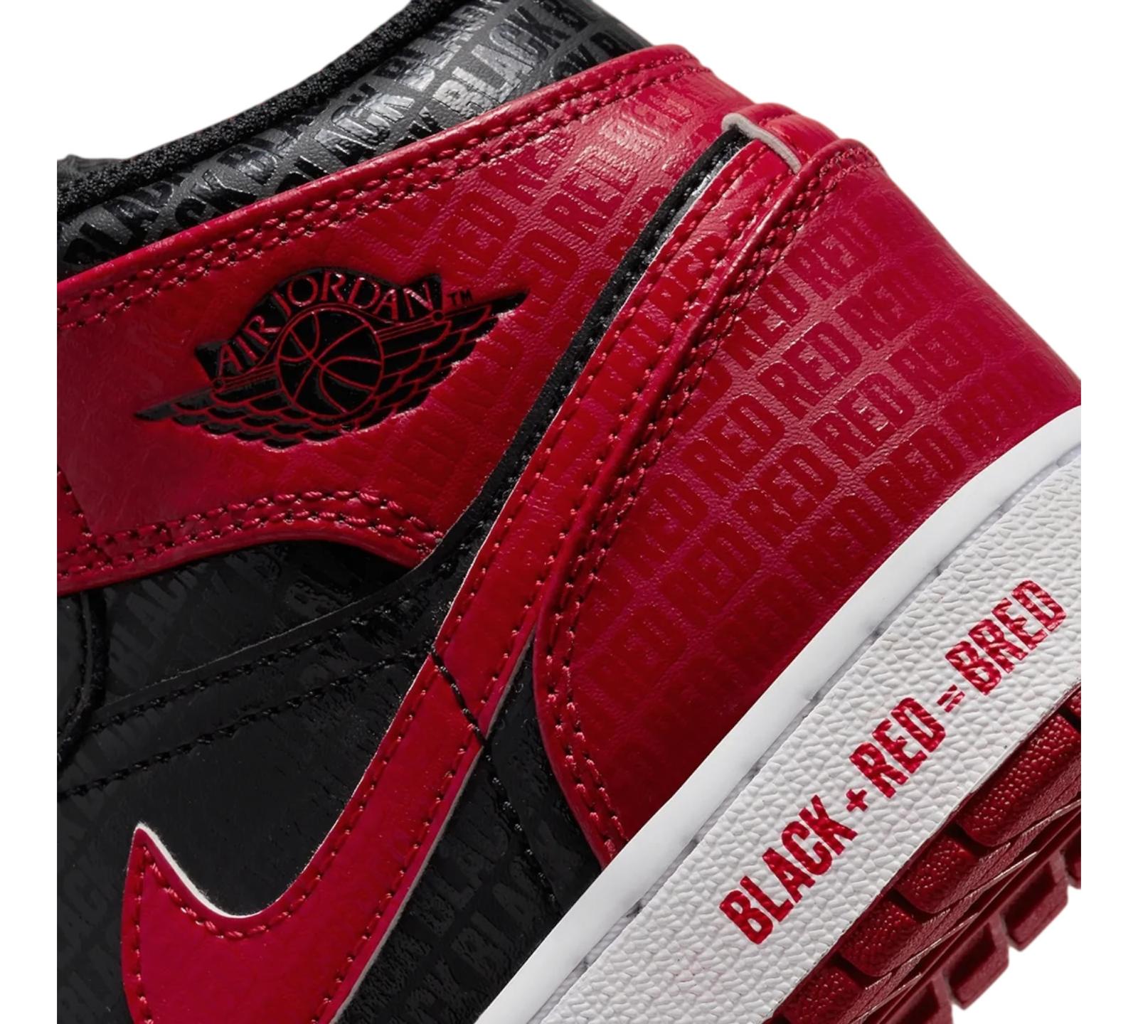 JORDAN 1 MID BRED TEXT