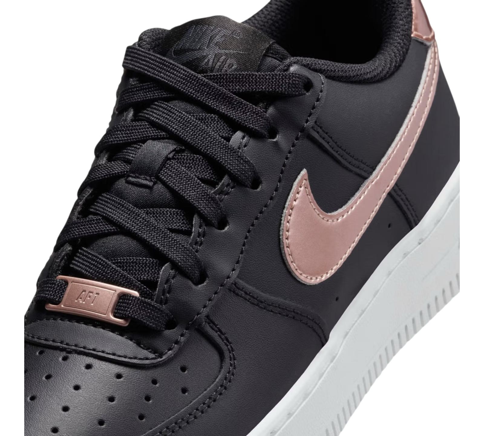 NIKE AIR FORCE 1 LOW BLACK METALLIC RED BRONZE
