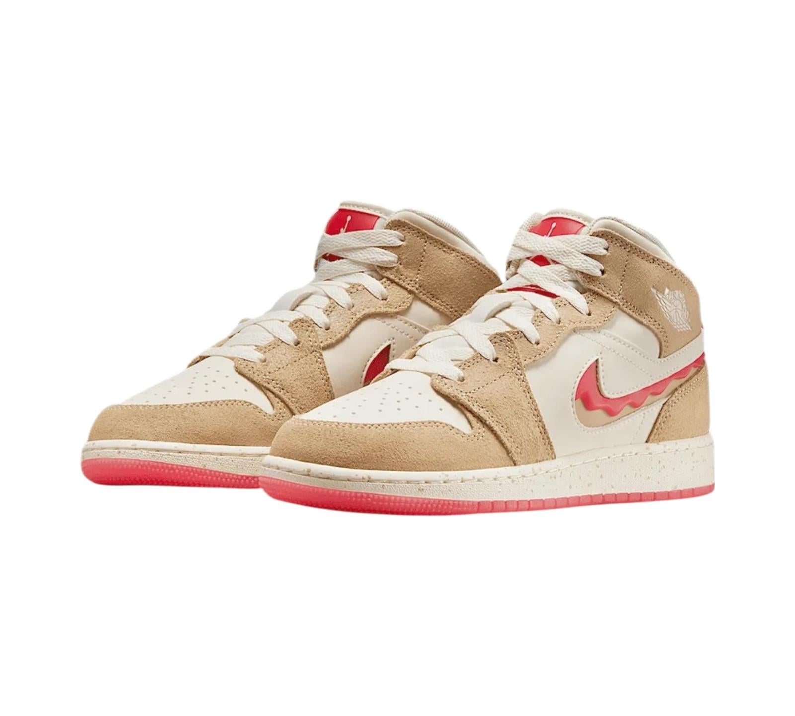 JORDAN 1 MID SE PEANUT BUTTER & JELLY