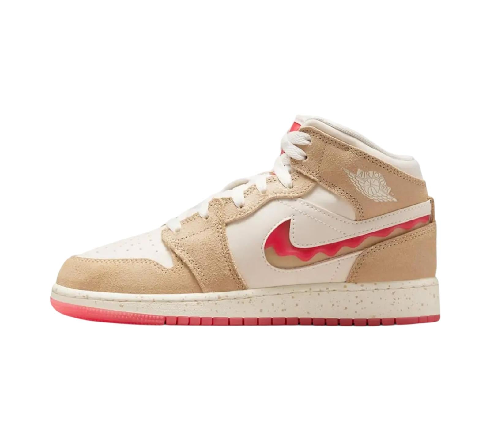 JORDAN 1 MID SE PEANUT BUTTER & JELLY