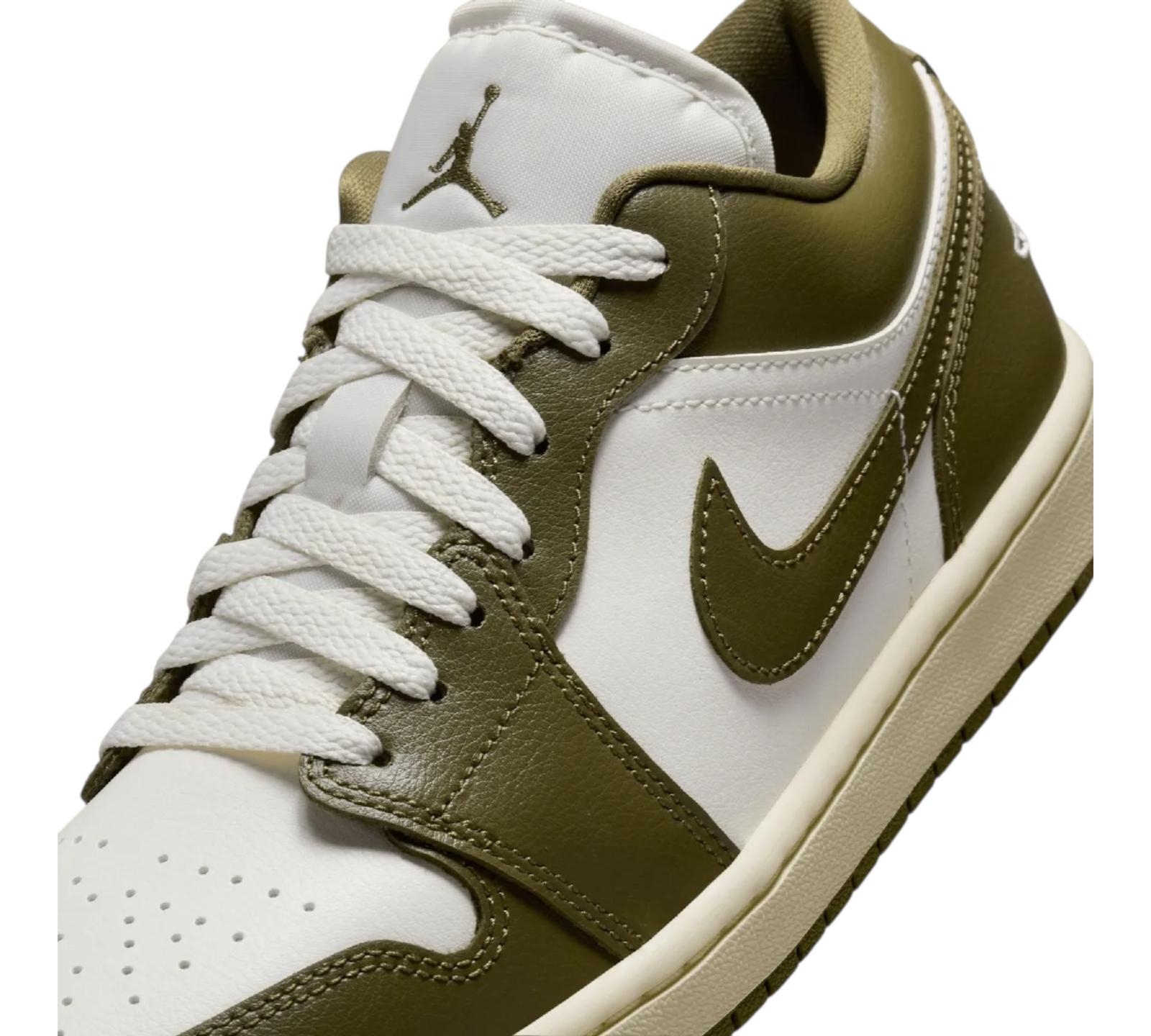 JORDAN 1 LOW MEDIUM OLIVE