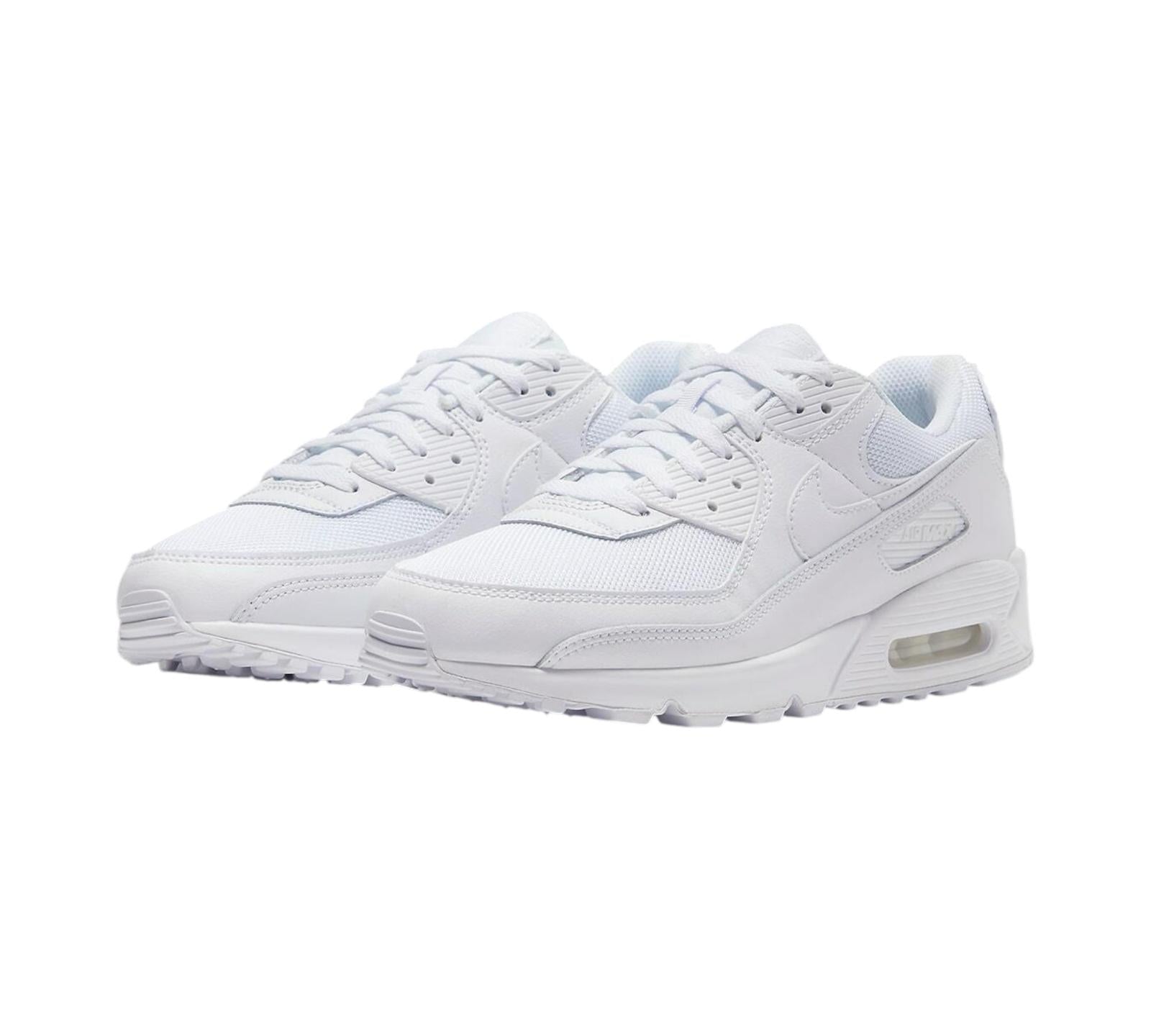 NIKE AIR MAX 90 RECRAFT TRIPLE WHITE