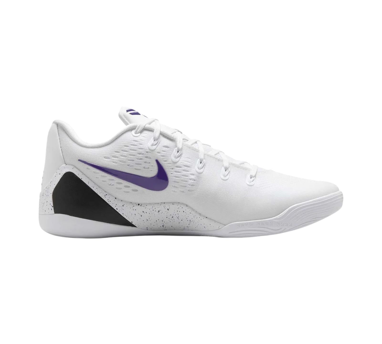 NIKE KOBE 9 ELITE LOW EM PROTRO WHITE COURT PURPLE