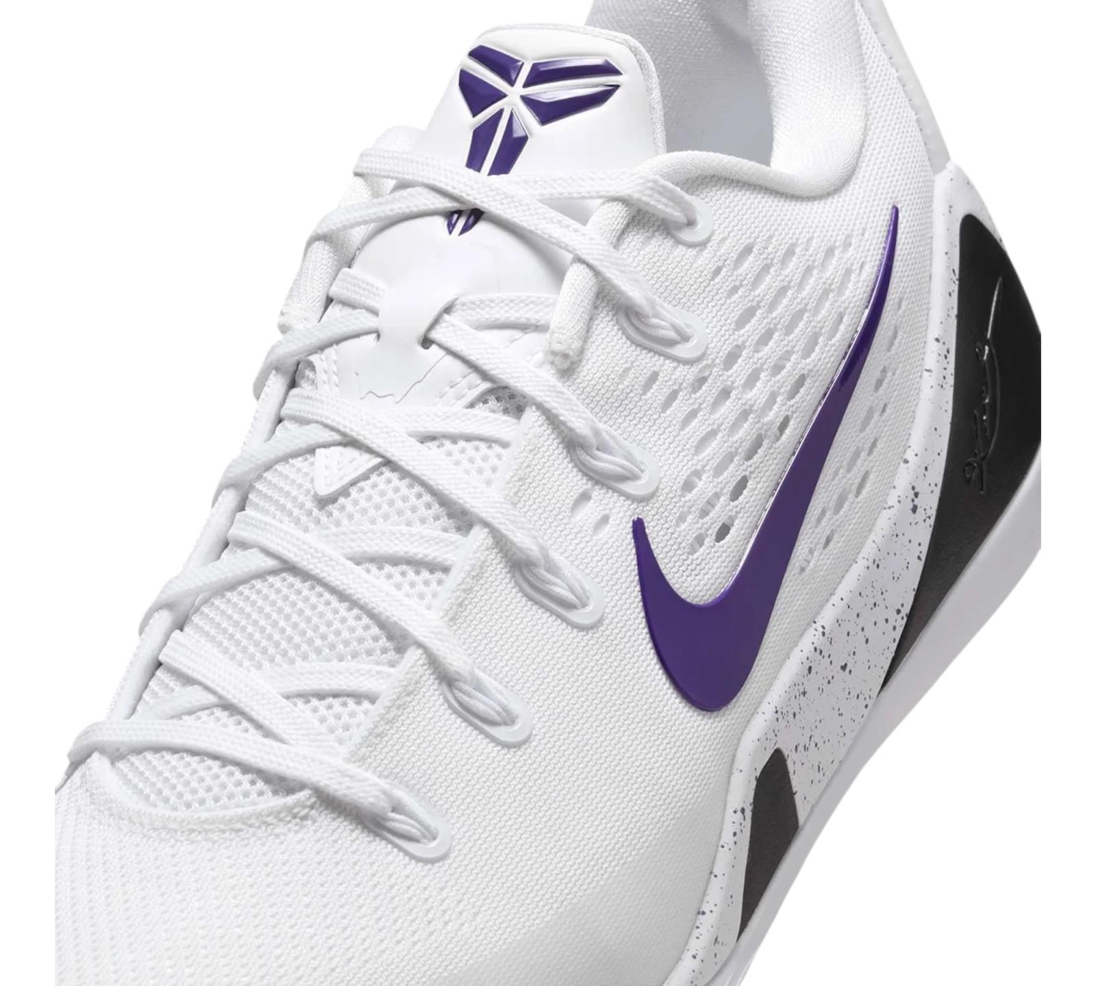 NIKE KOBE 9 ELITE LOW EM PROTRO WHITE COURT PURPLE