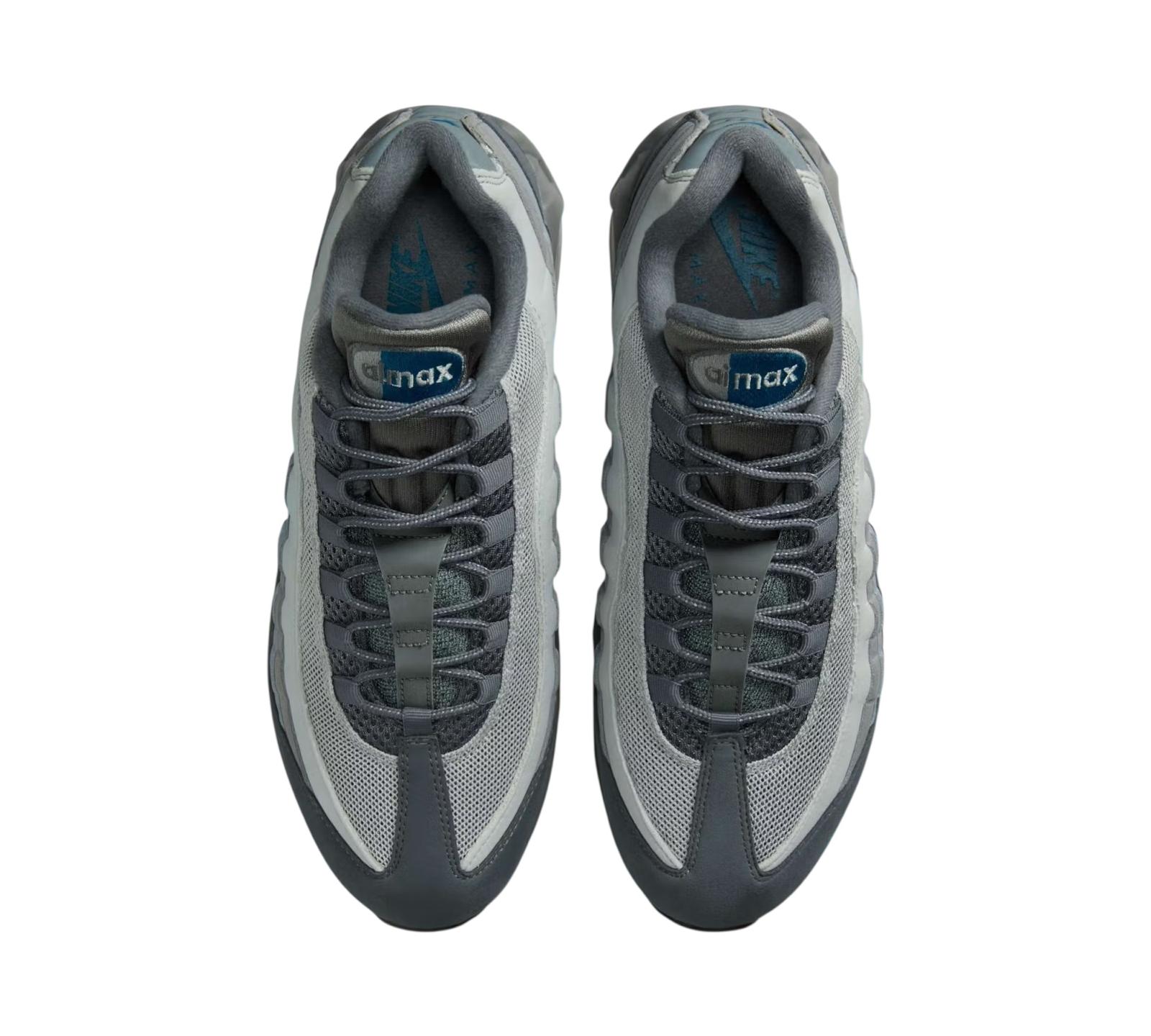 NIKE AIR MAX 95 OG BIG BUBBLE SMOKE GREY GREEN ABYSS
