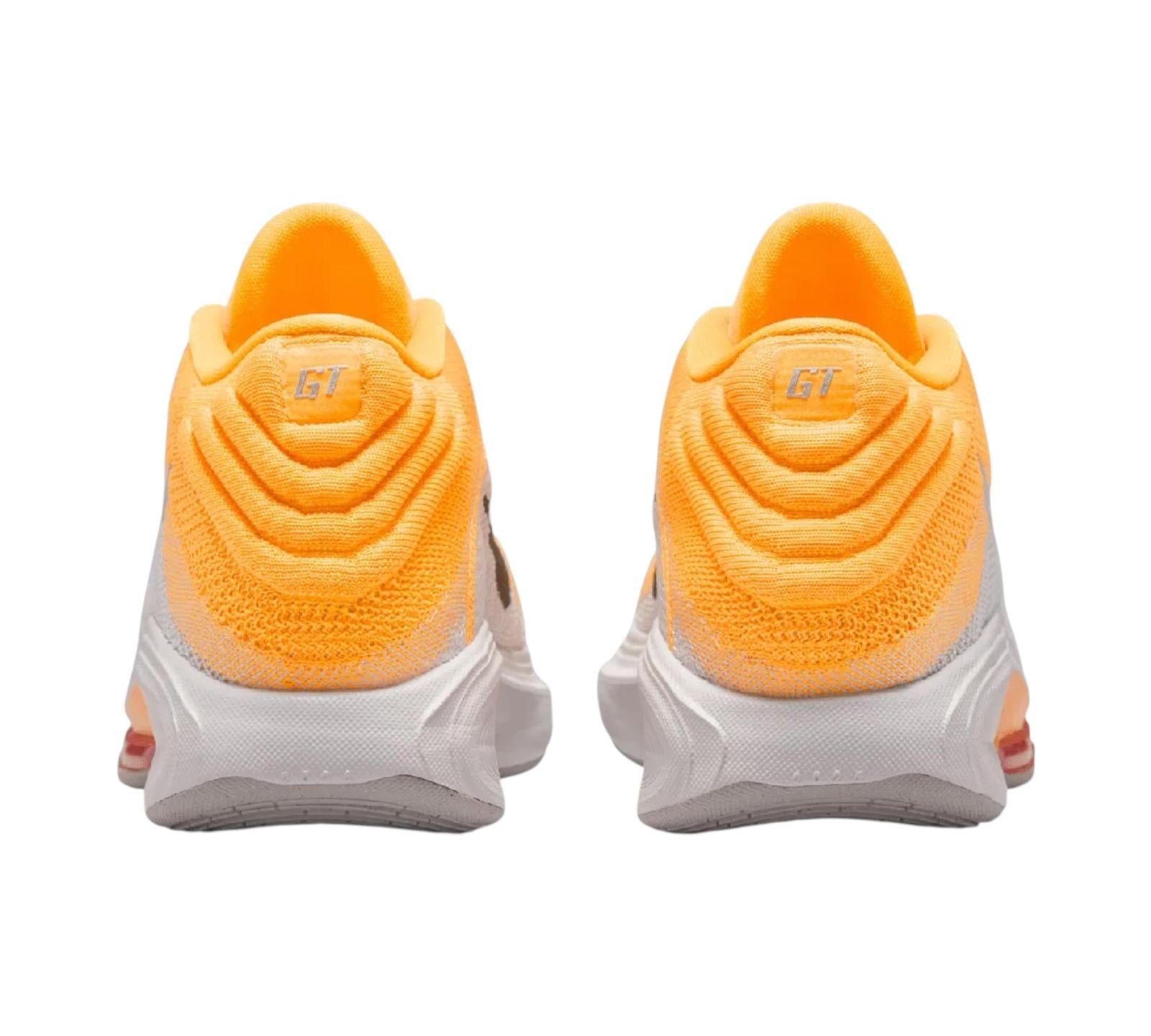 NIKE AIR ZOOM GT HUSTLE 3 LASER ORANGE METALLIC SILVER