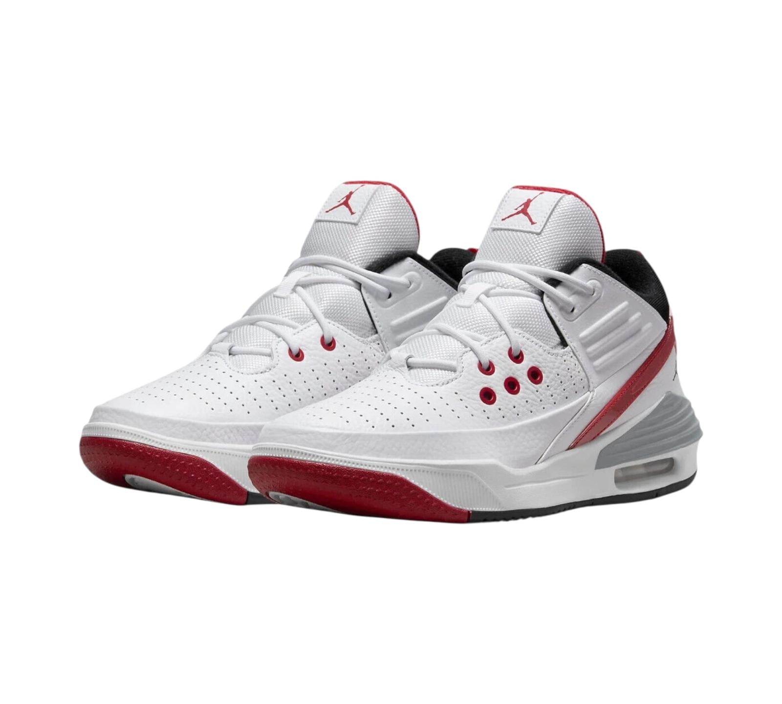 JORDAN MAX AURA 5 WHITE VARSITY RED