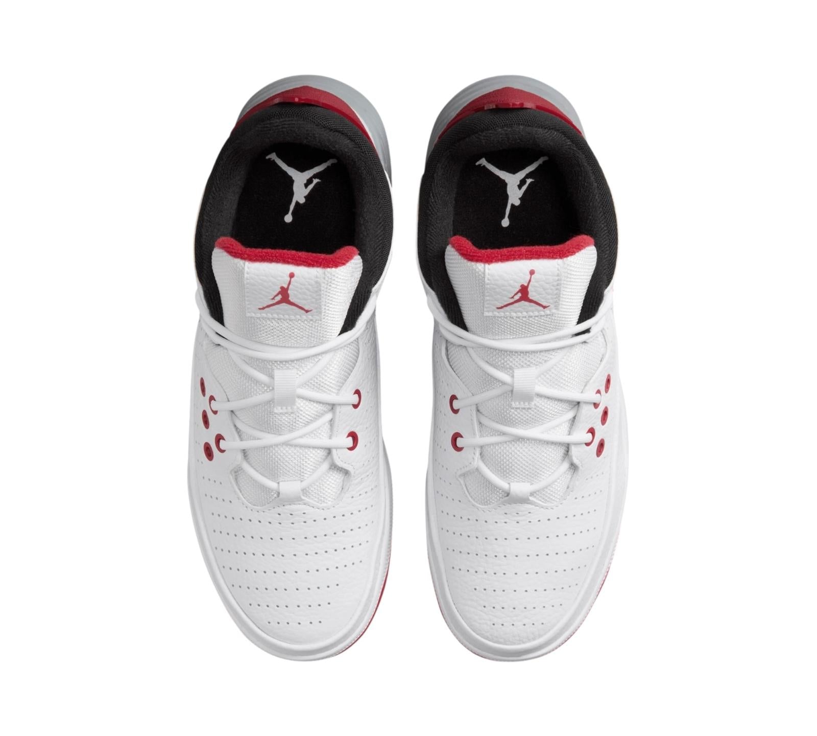 JORDAN MAX AURA 5 WHITE VARSITY RED