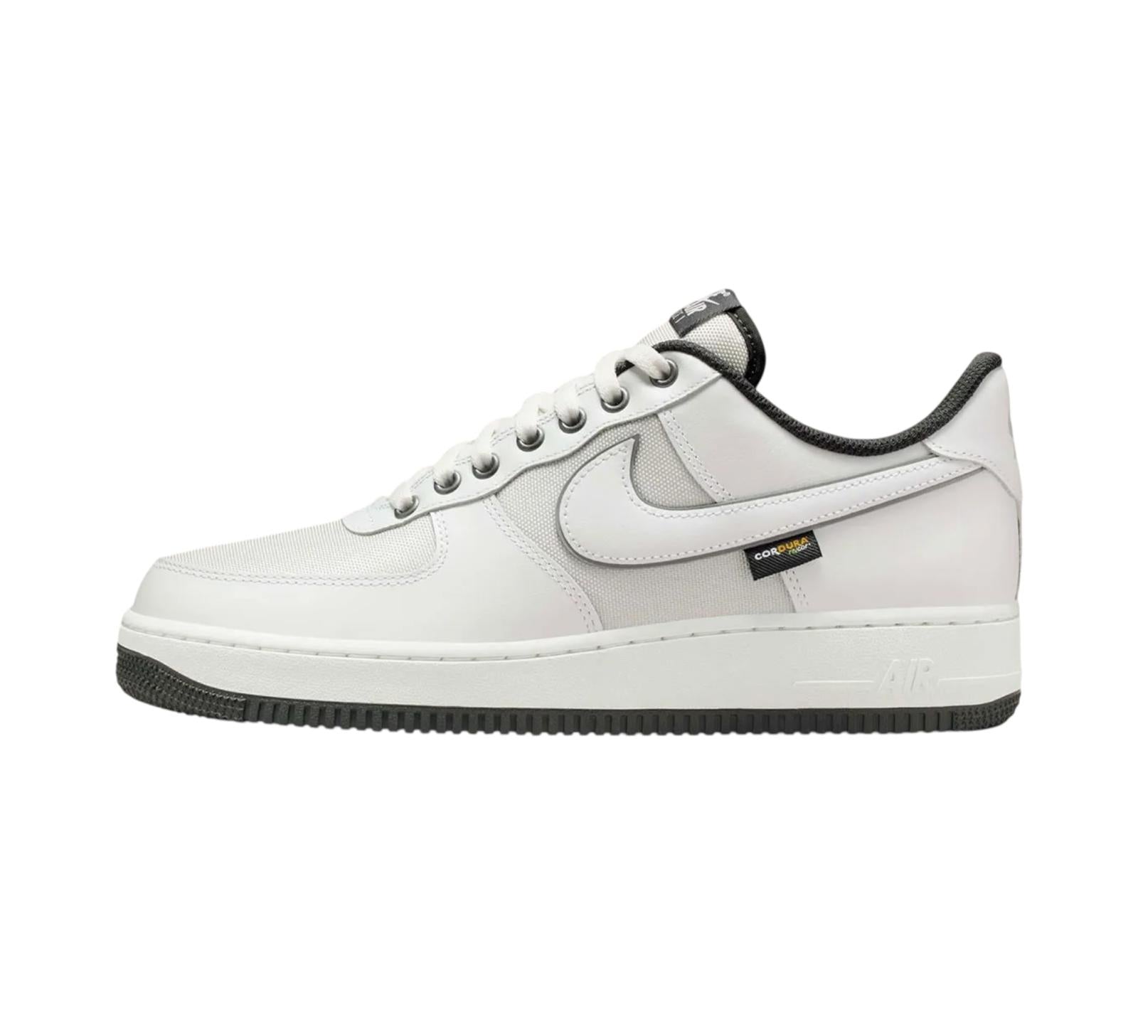 NIKE AIR FORCE 1 LOW '07 LV8 SUMMIT WHITE DARK SMOKE GREY CORDURA