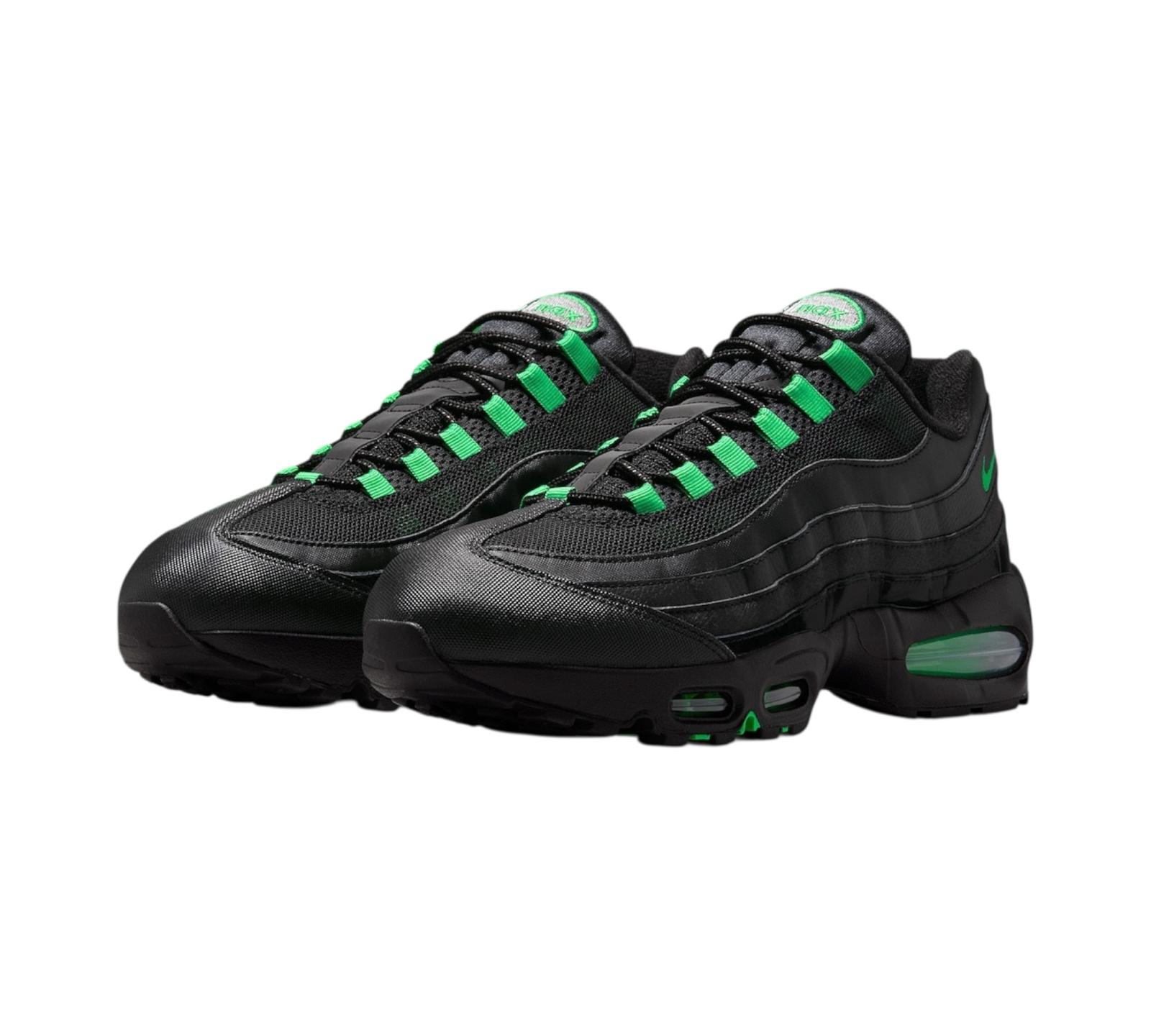 NIKE AIR MAX 95 OG BIG BUBBLE BLACK GREEN SHOCK