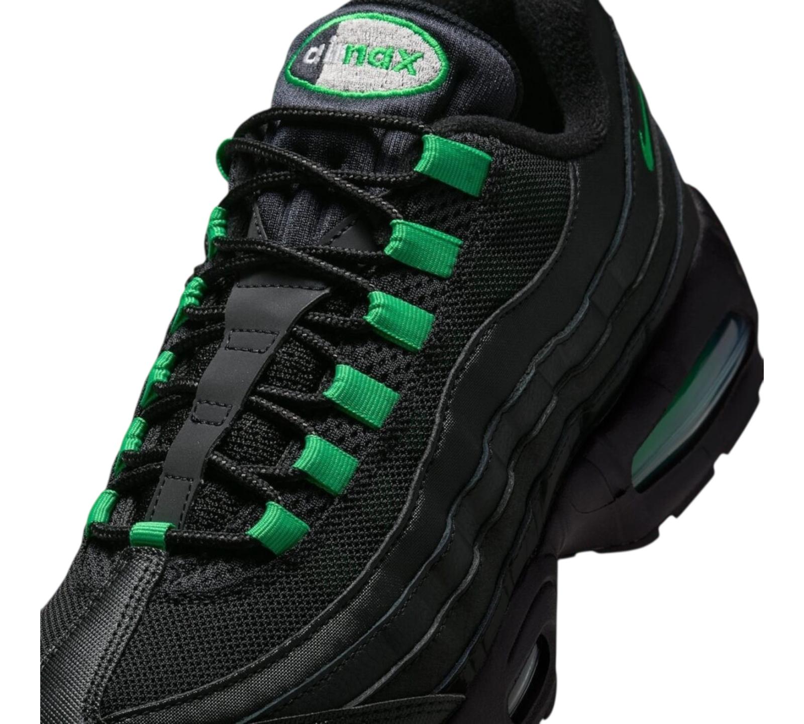 NIKE AIR MAX 95 OG BIG BUBBLE BLACK GREEN SHOCK