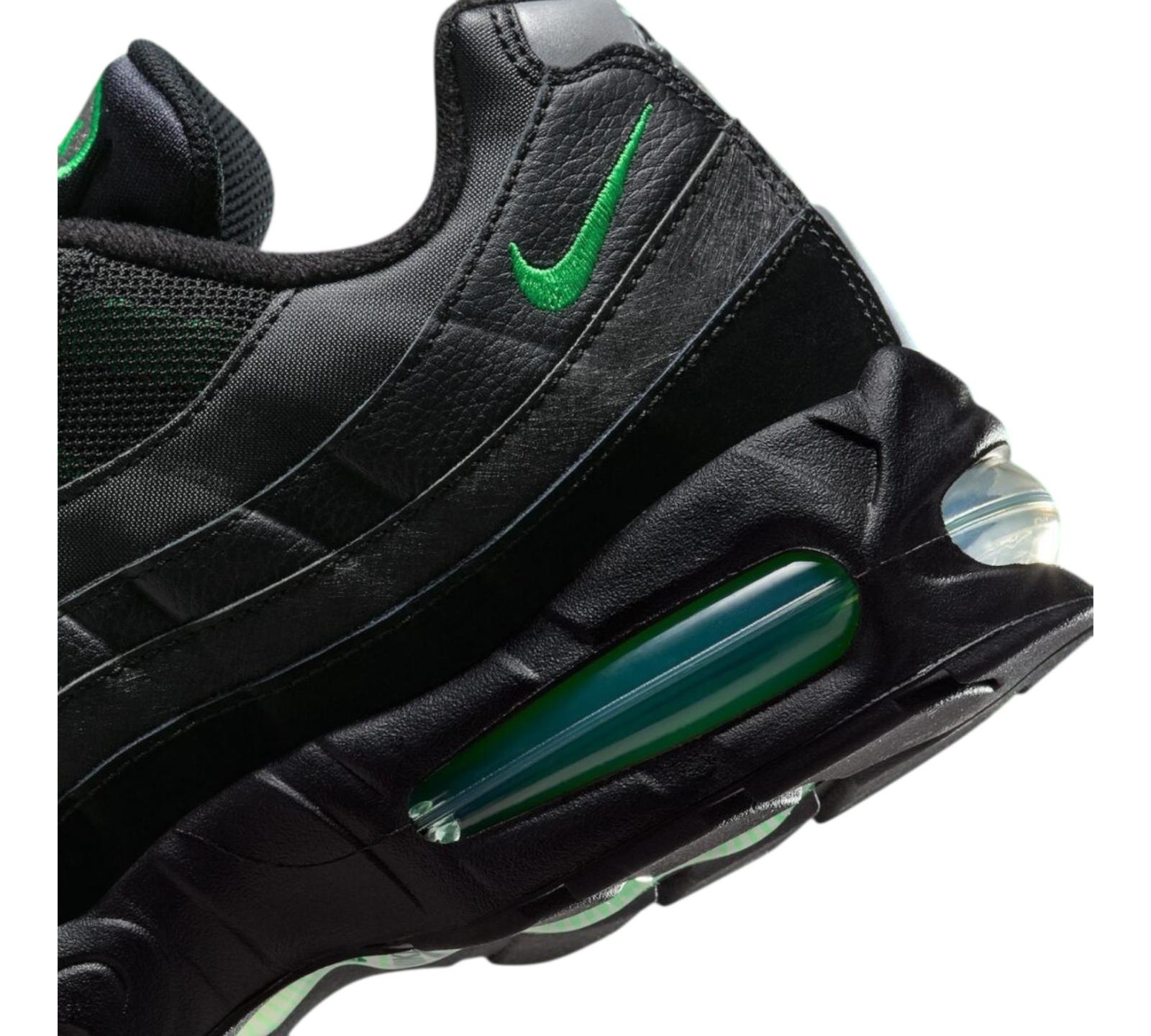 NIKE AIR MAX 95 OG BIG BUBBLE BLACK GREEN SHOCK