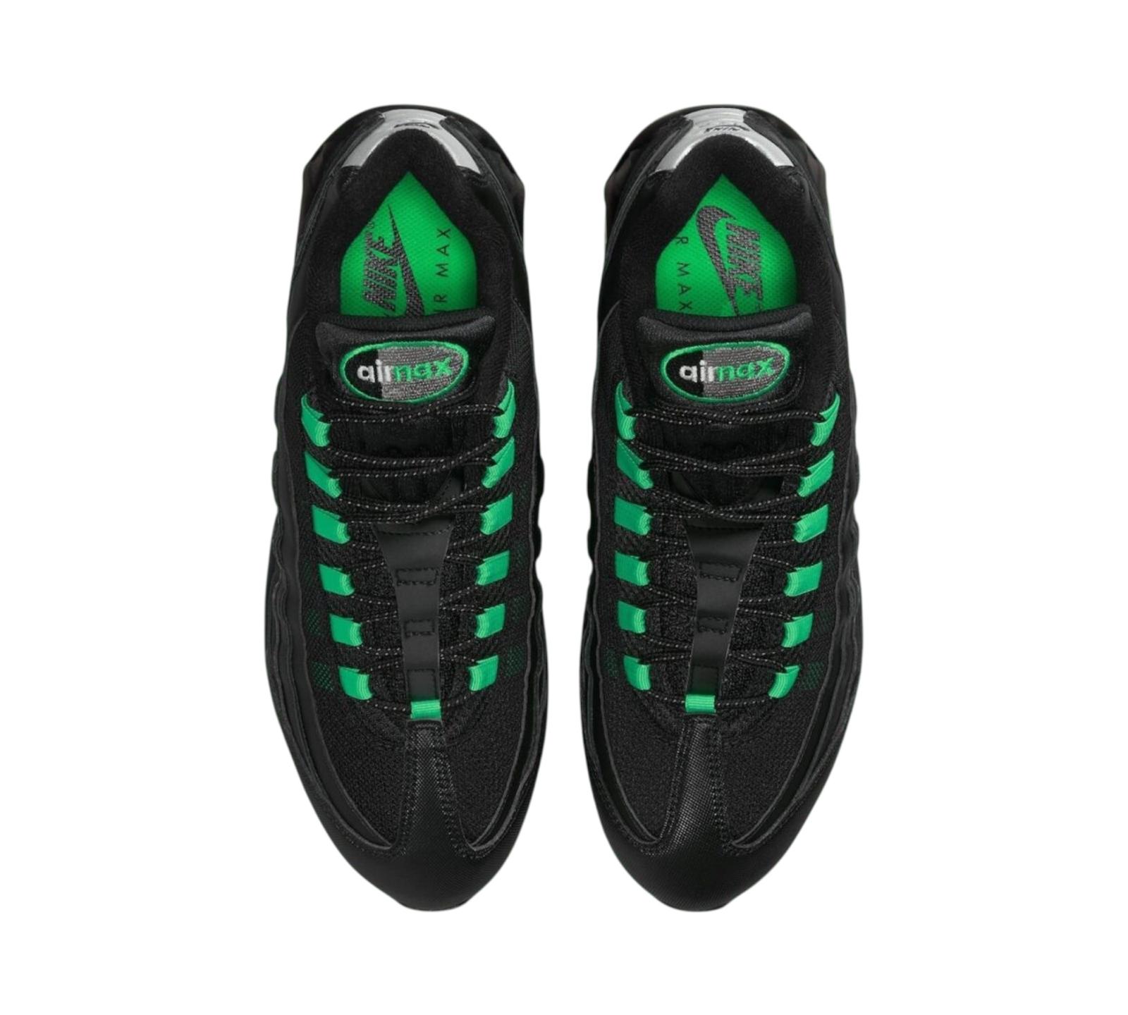 NIKE AIR MAX 95 OG BIG BUBBLE BLACK GREEN SHOCK